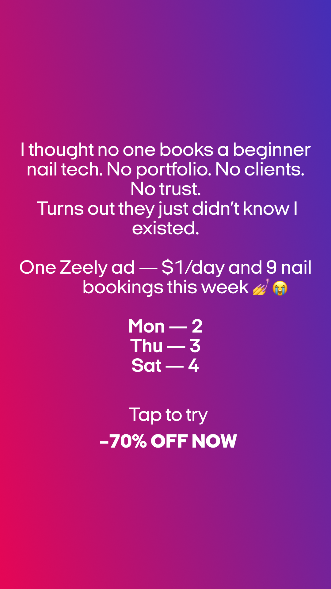 Zeely Facebook ad