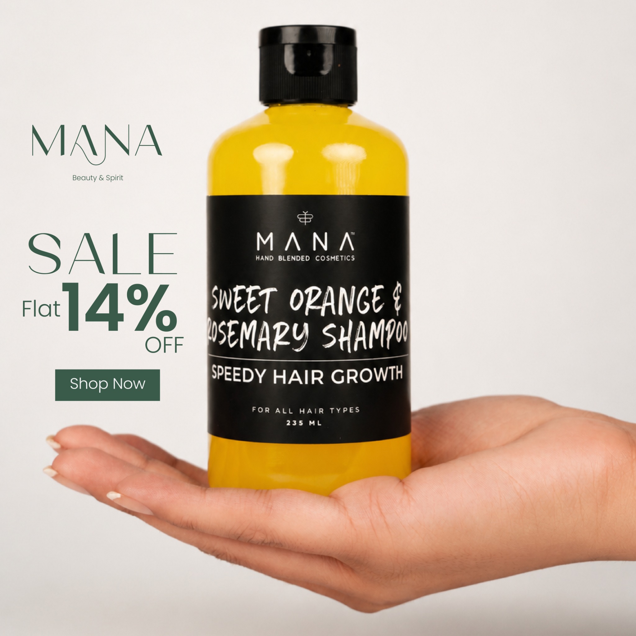 Mana Beauty Spirit Facebook ad from Aug 7, 2026