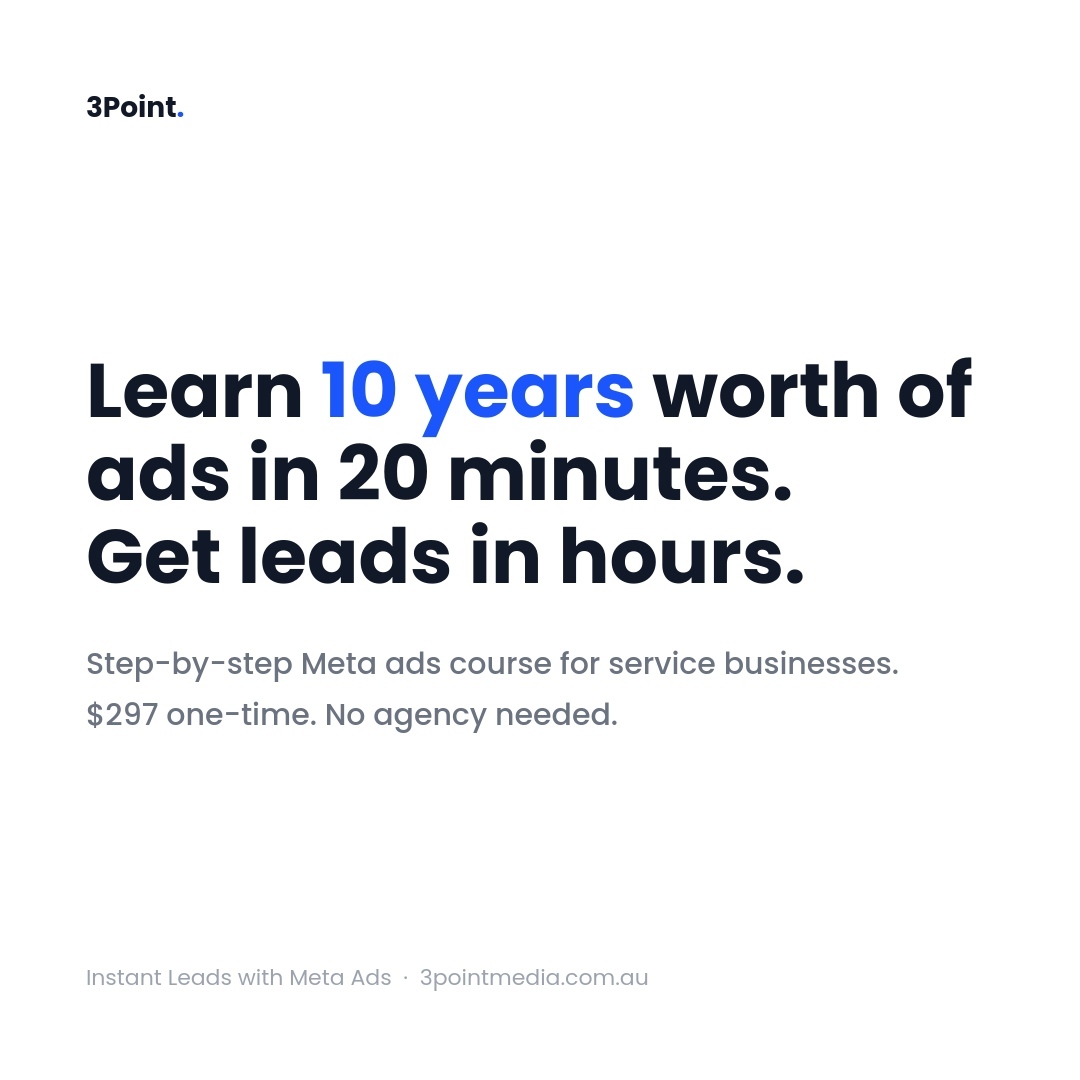 3Point Media Facebook ad from May 9, 2026