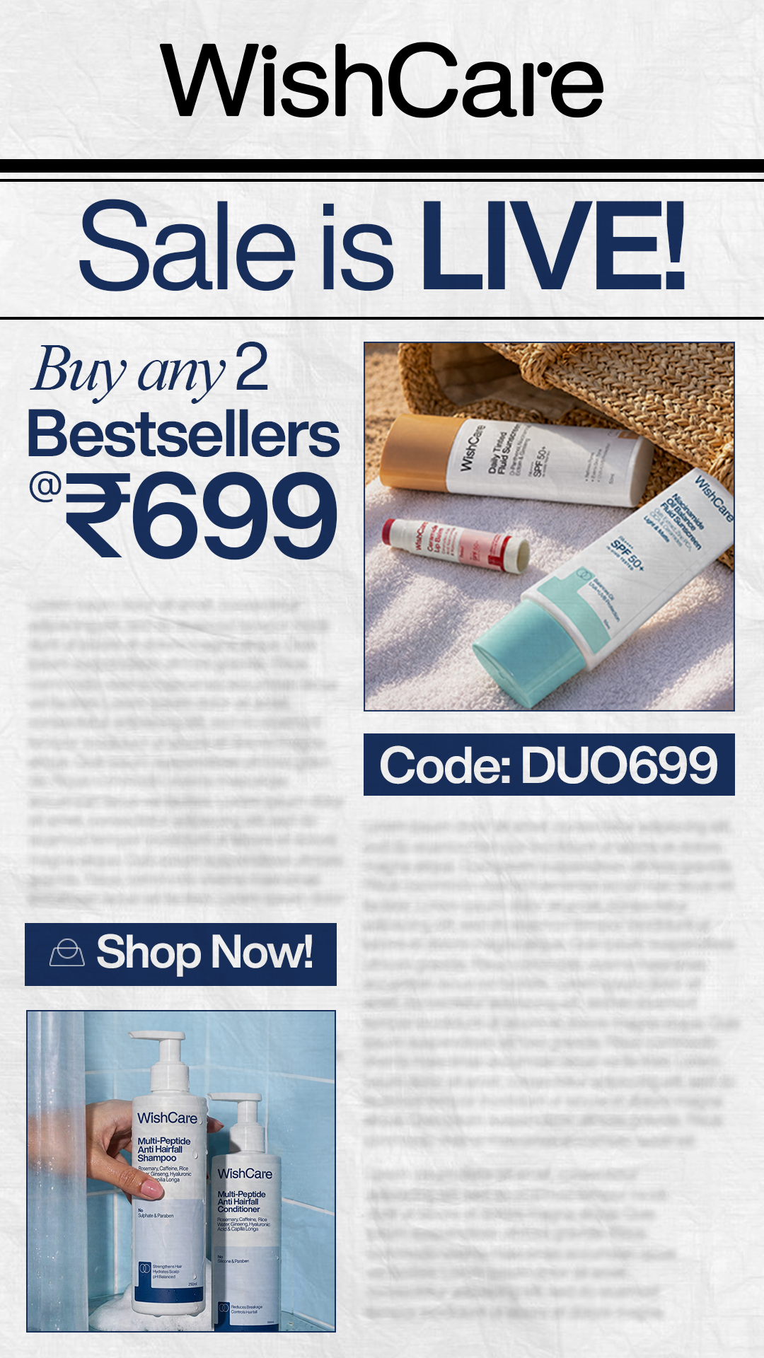 WishCare Facebook ad