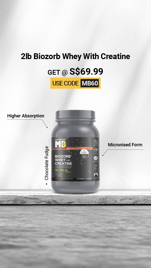 MuscleBlaze Singapore Facebook ad