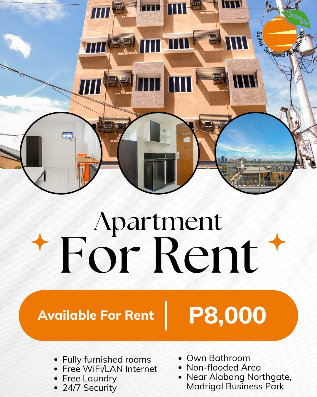 Orange Suites Facebook ad from Jul 29, 2025
