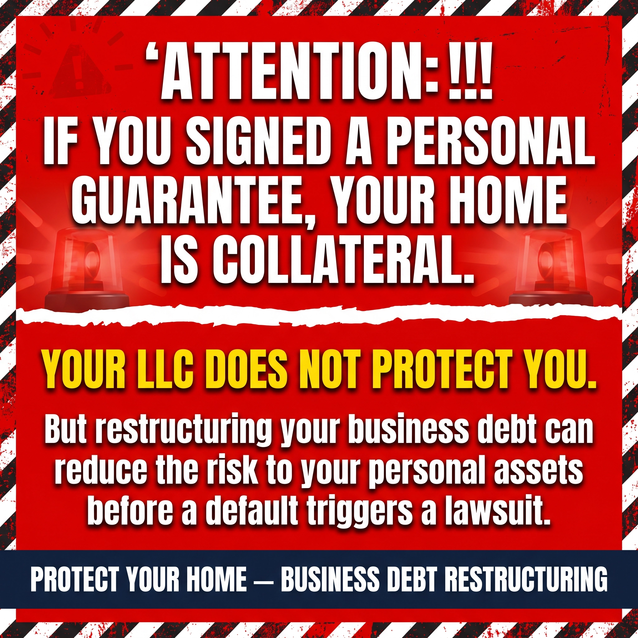 BizRestructure.com Facebook ad
