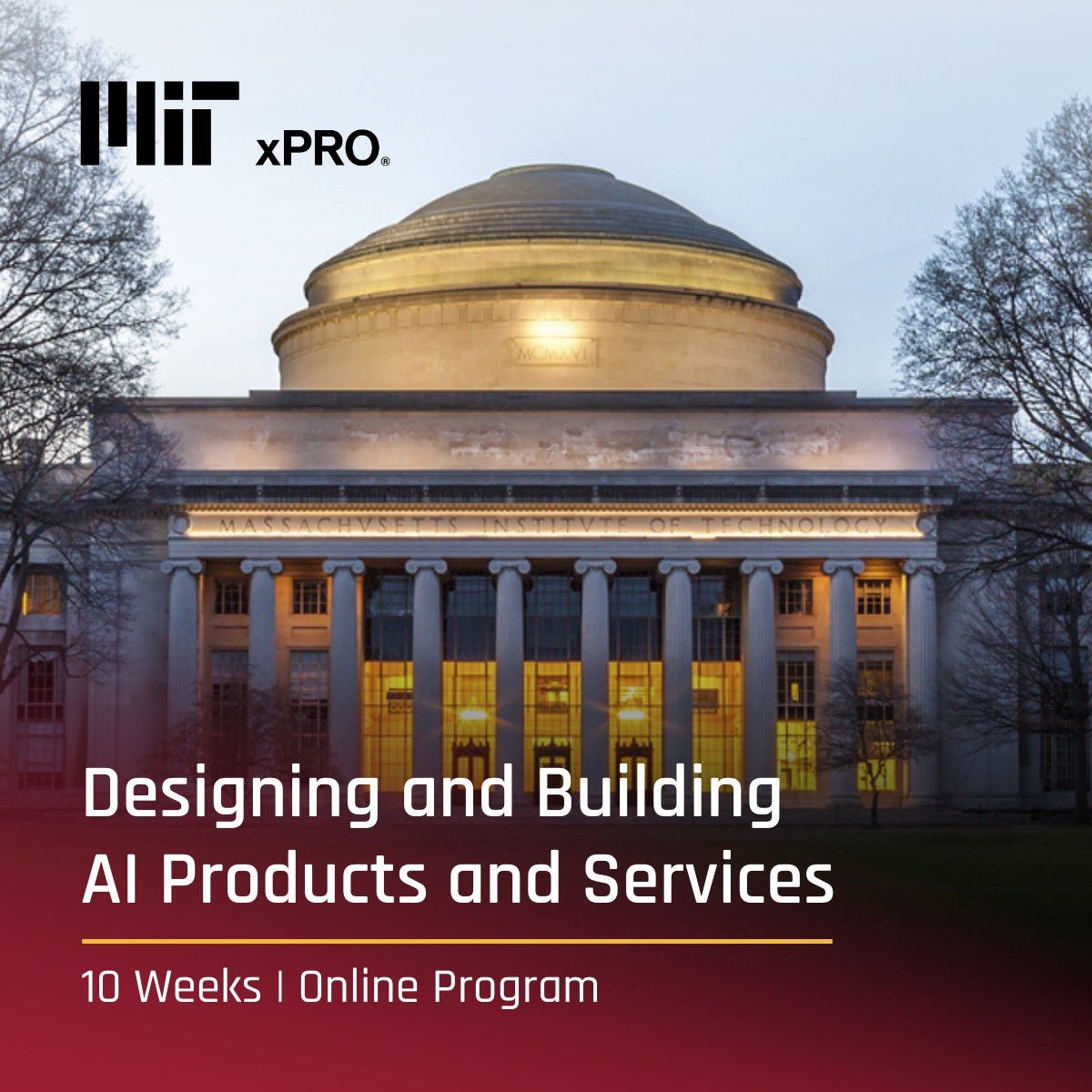 MIT - Designing and Building AI Products and Services Facebook ad