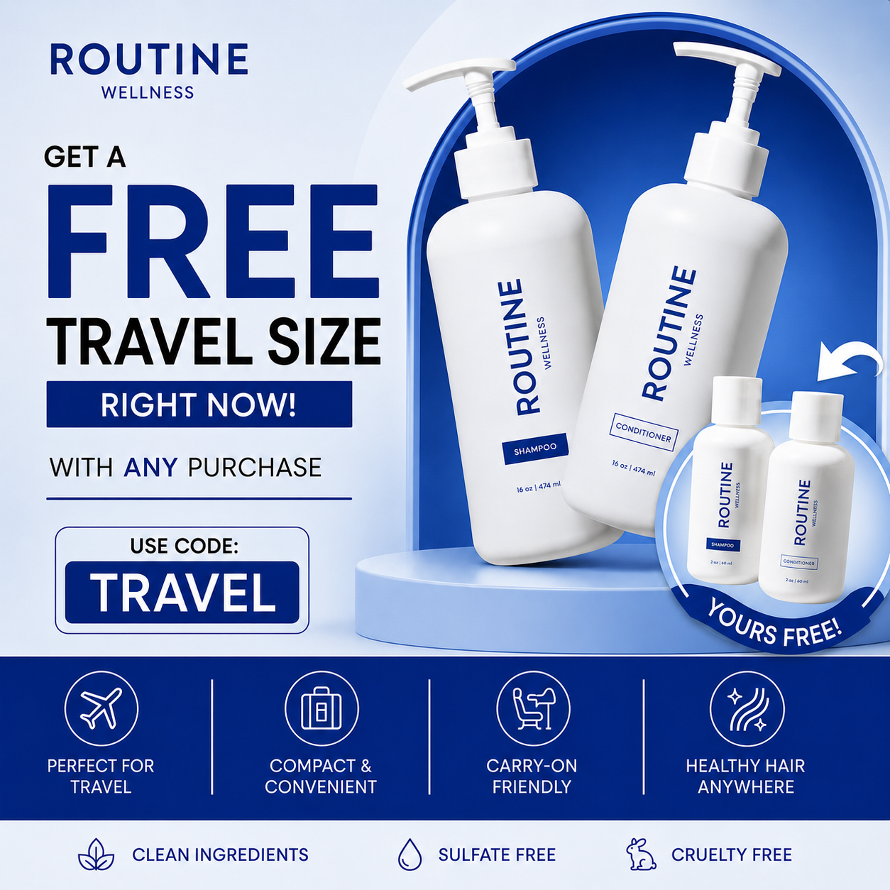 Routine Wellness Facebook ad