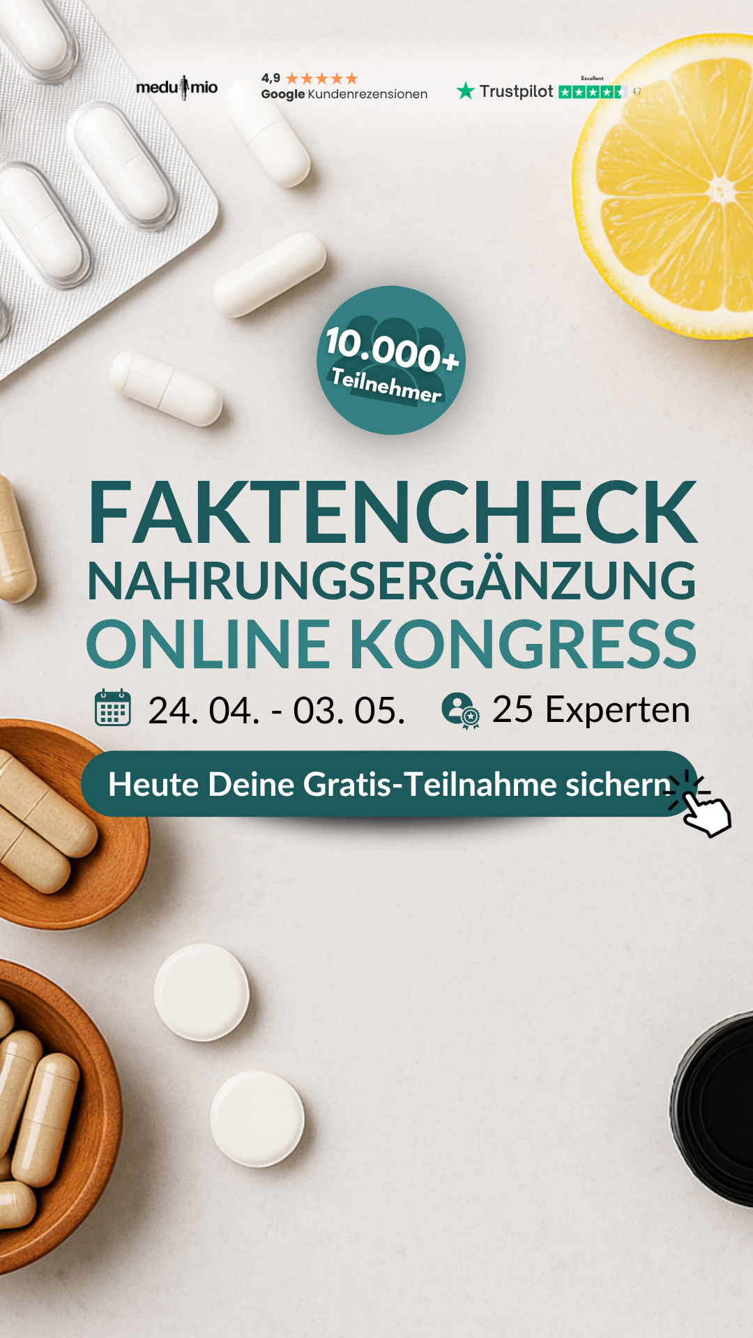 Medumio - Wissen, was hilft. Wissen, das hilft. Facebook ad