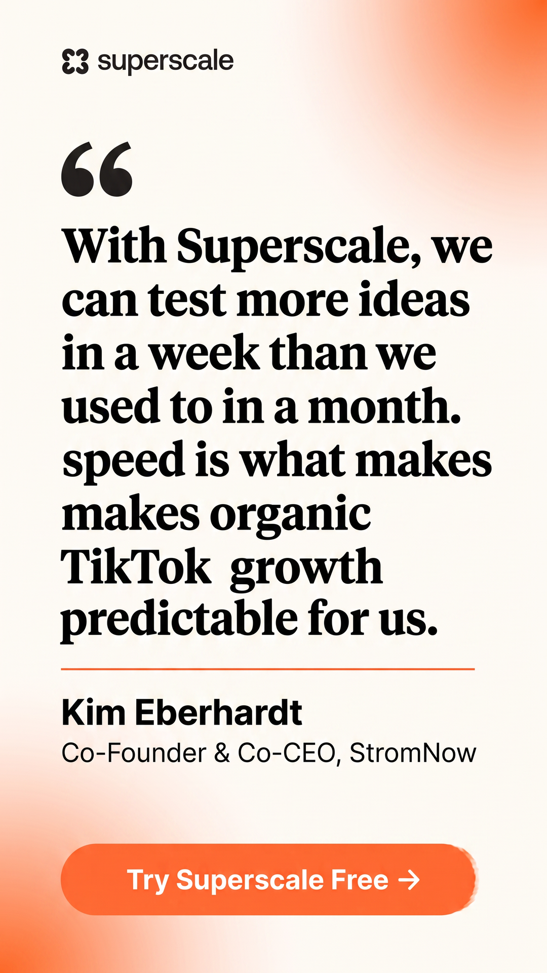 Superscale AI Facebook ad