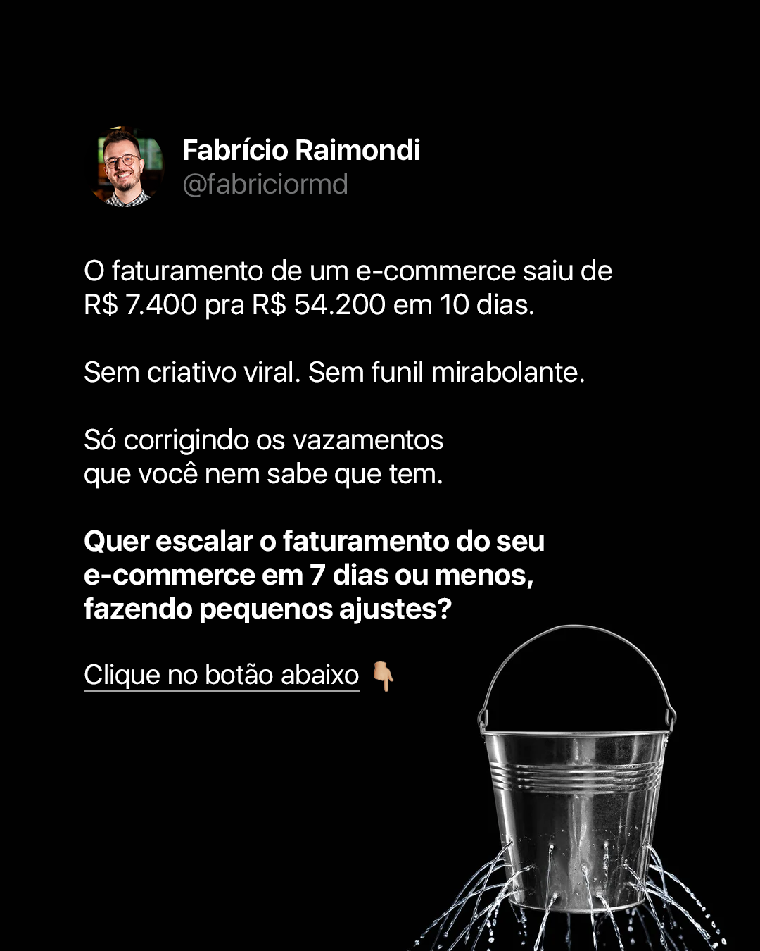 Alpina Digital Facebook ad: Descubra por que o seu e-commerce não vende!