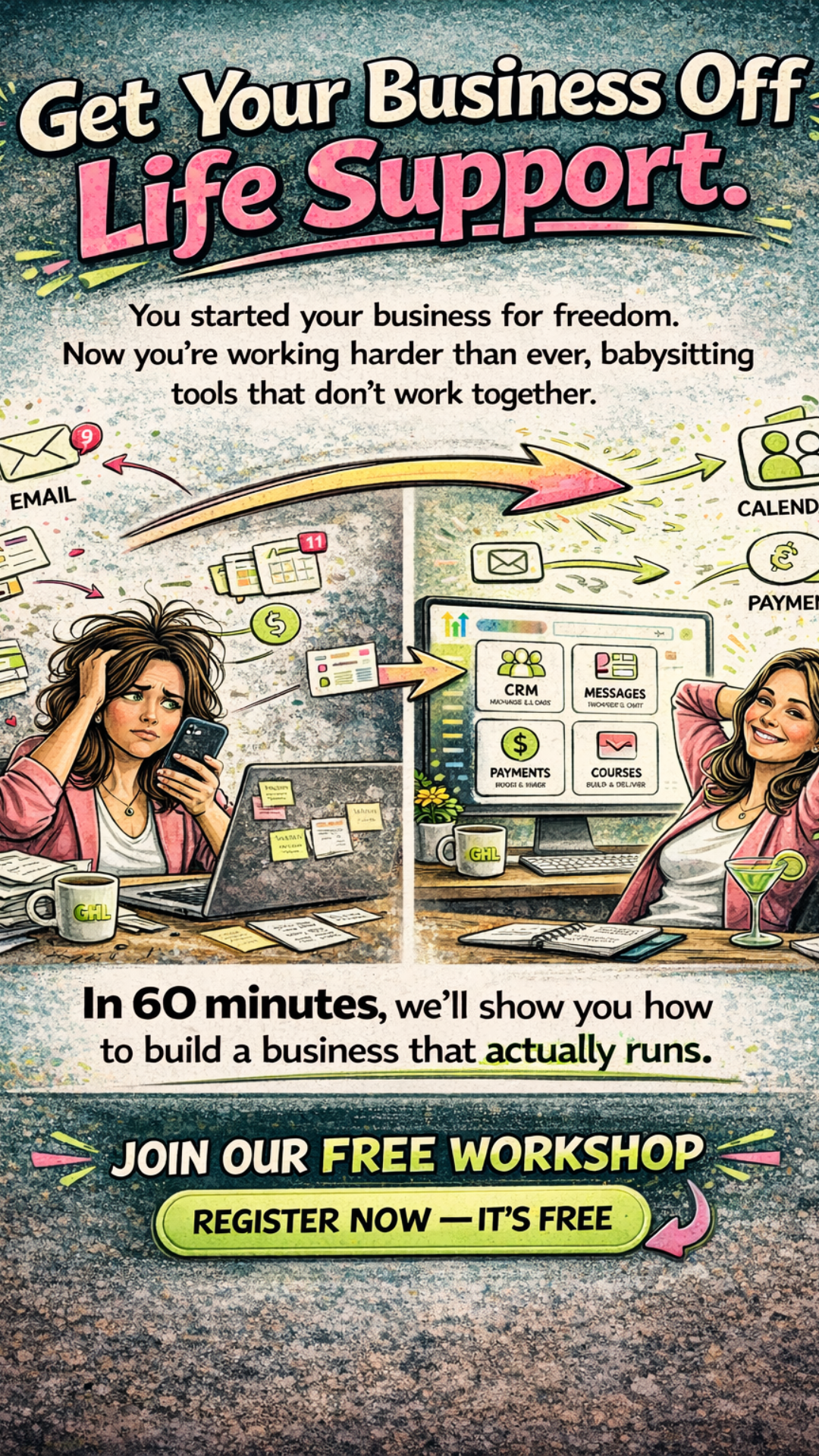 Tech-Savvy Mentors  Jessica & Natasha Facebook ad