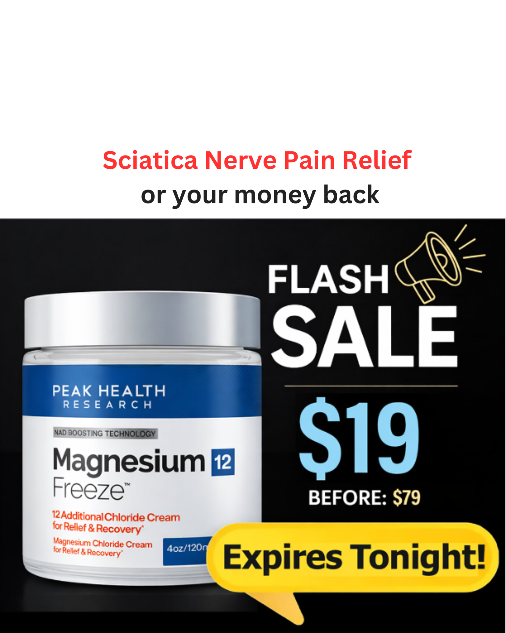 Say Goodbye to Sciatic Nerve Pain? Facebook ad from Jun 10, 2026