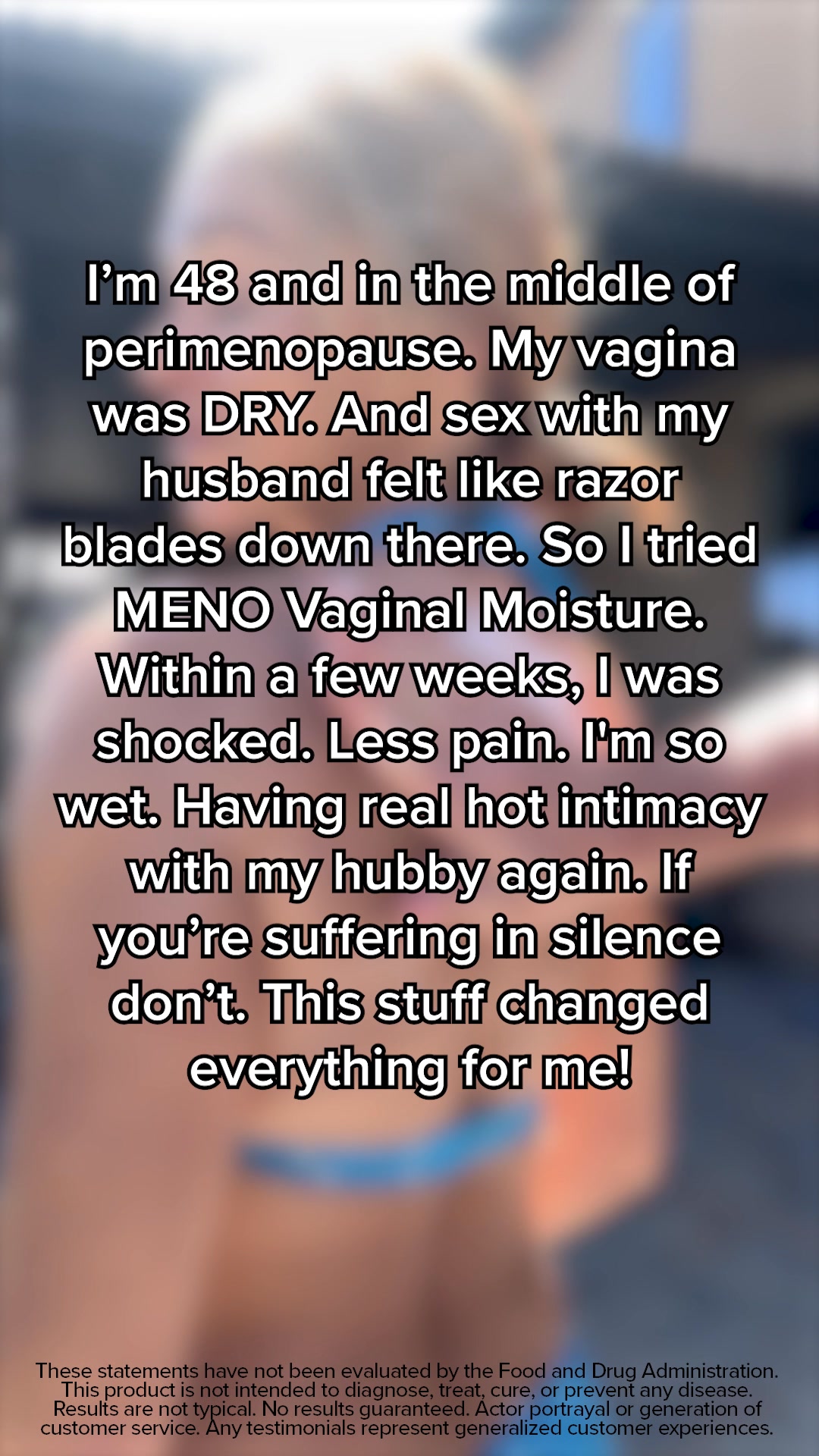 MENO Vitamins Facebook ad: For Healthy Sexual Function