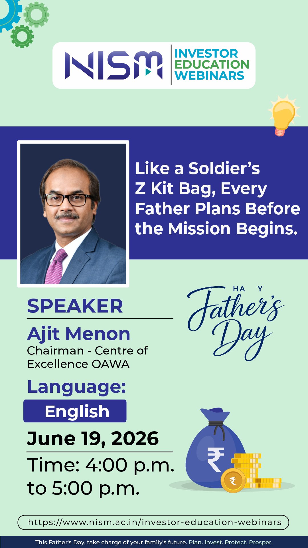 National Institute of Securities Markets Facebook ad