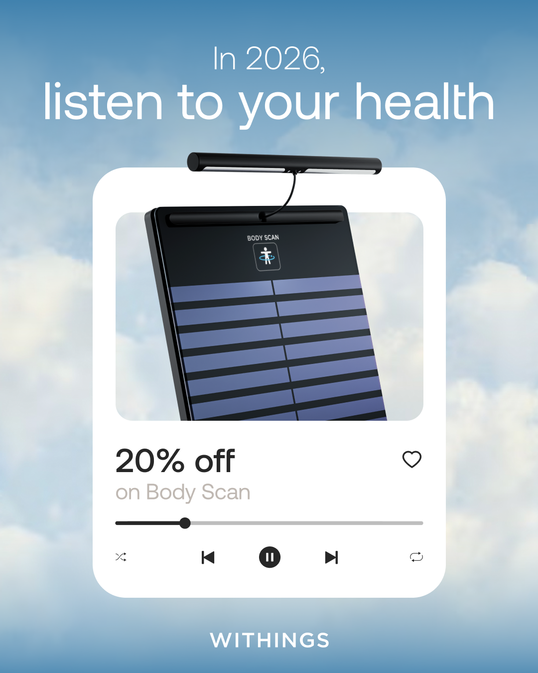 Withings Facebook ad