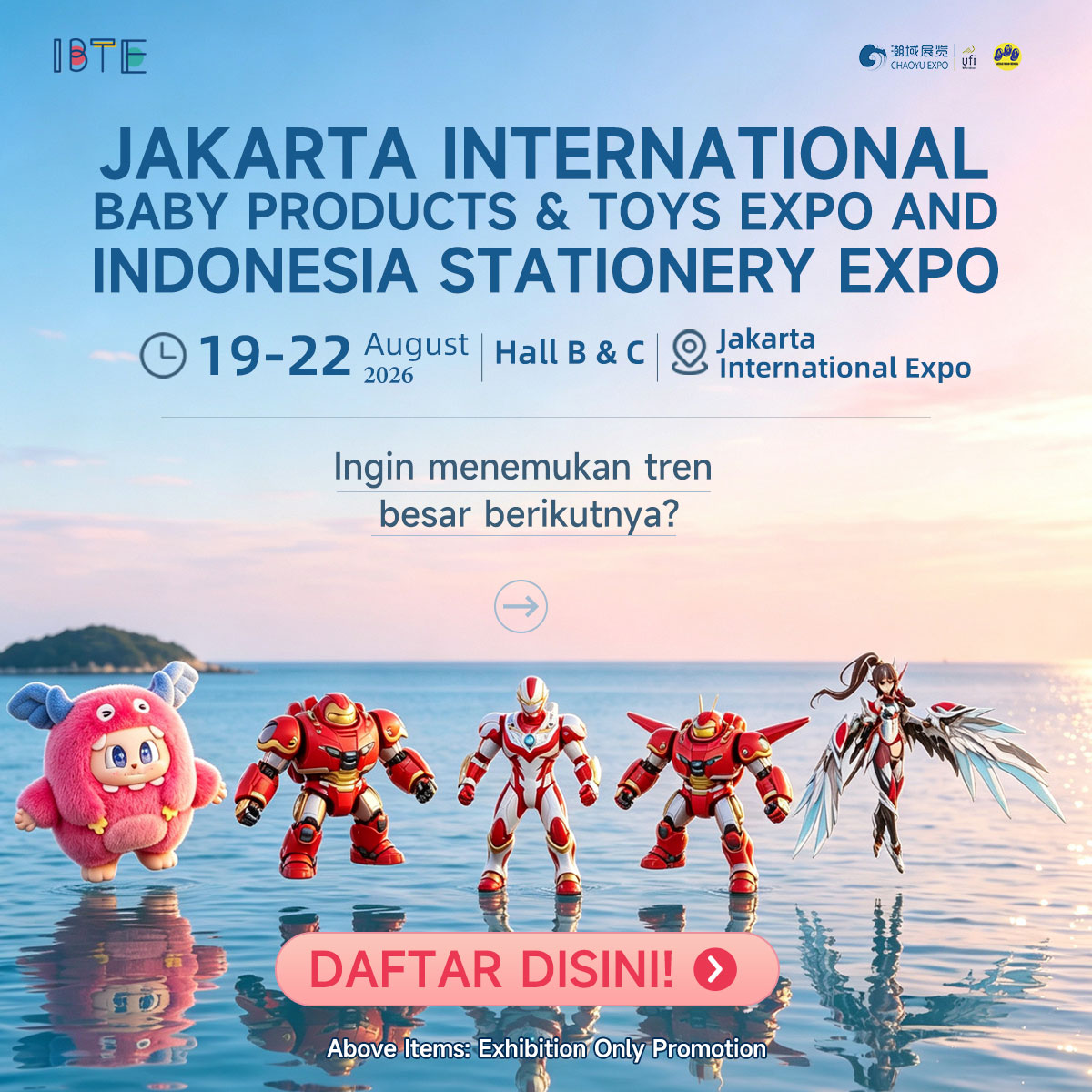 IBTE Indonesia Facebook ad from Jul 9, 2026