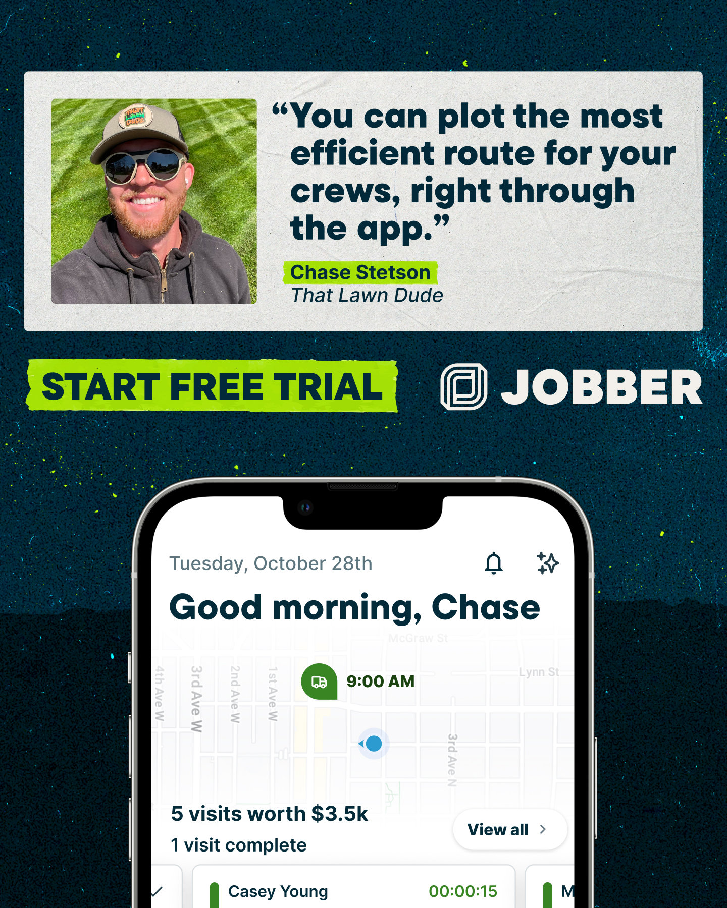 That Lawn Dude Facebook ad
