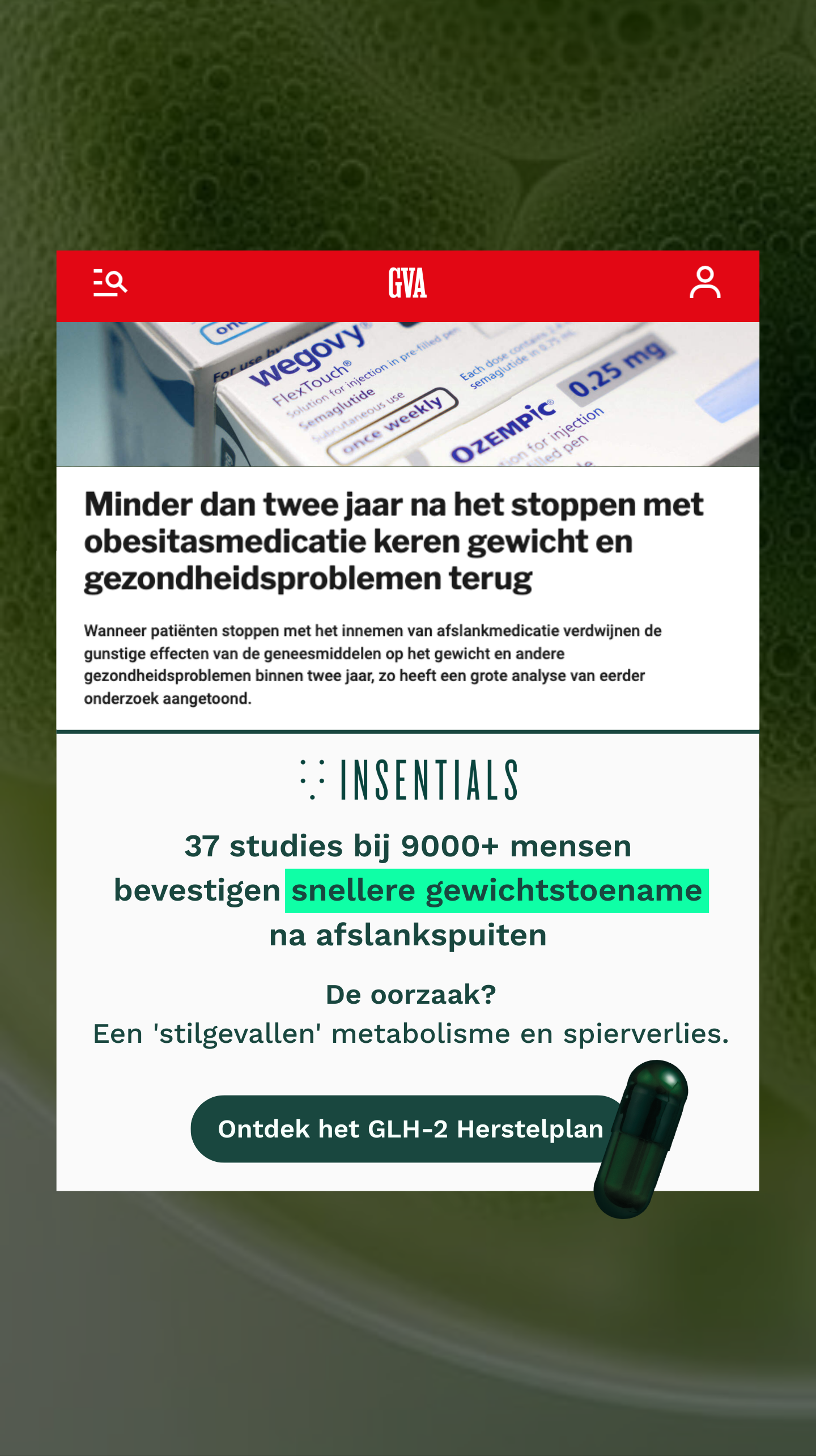 Insentials Facebook ad