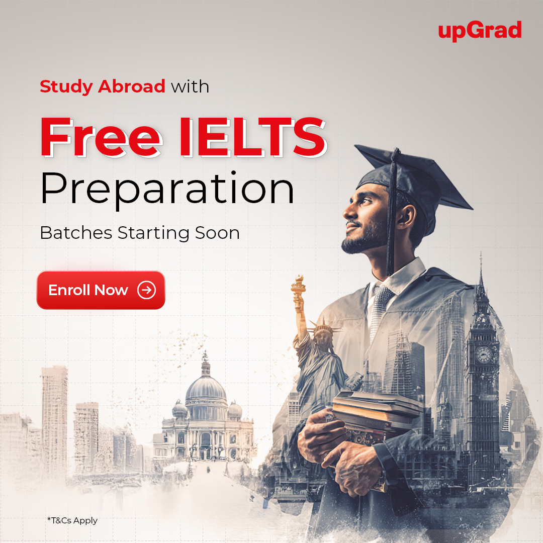 upGrad Abroad Facebook ad