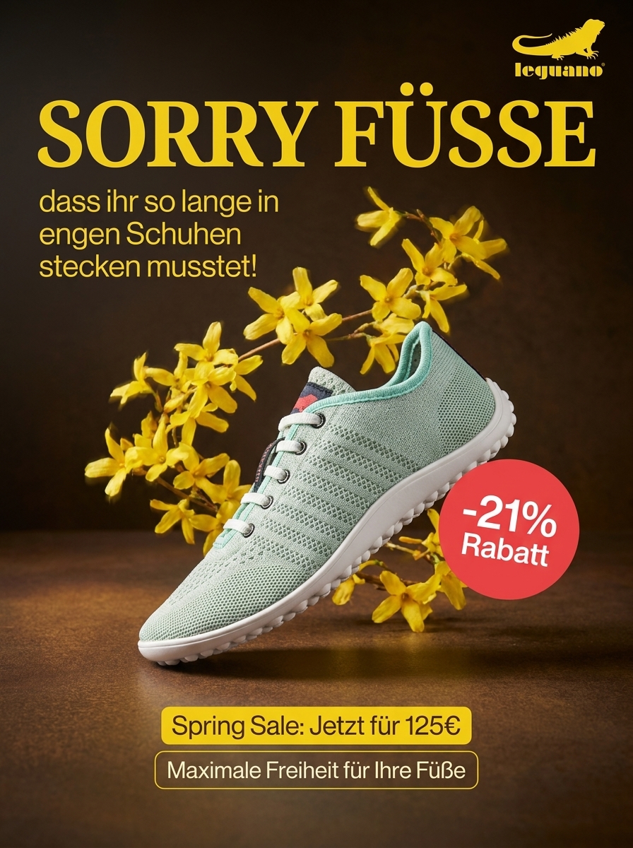leguano Barfußschuhe Facebook ad