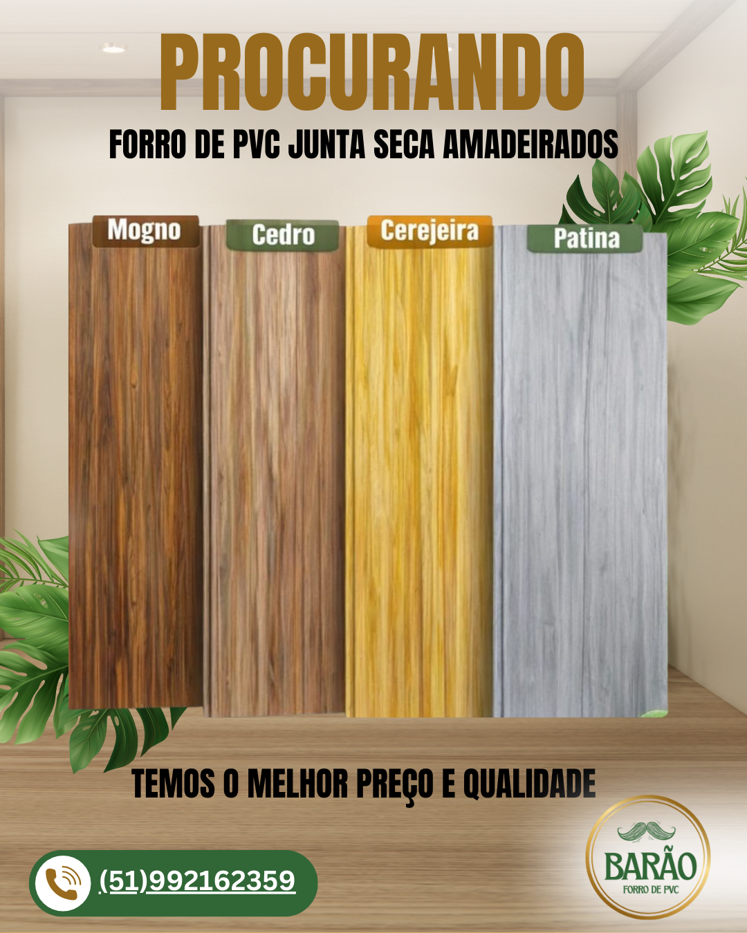Barão Forro de PVC Facebook ad: Transforme seu ambiente com o melhor forro de…