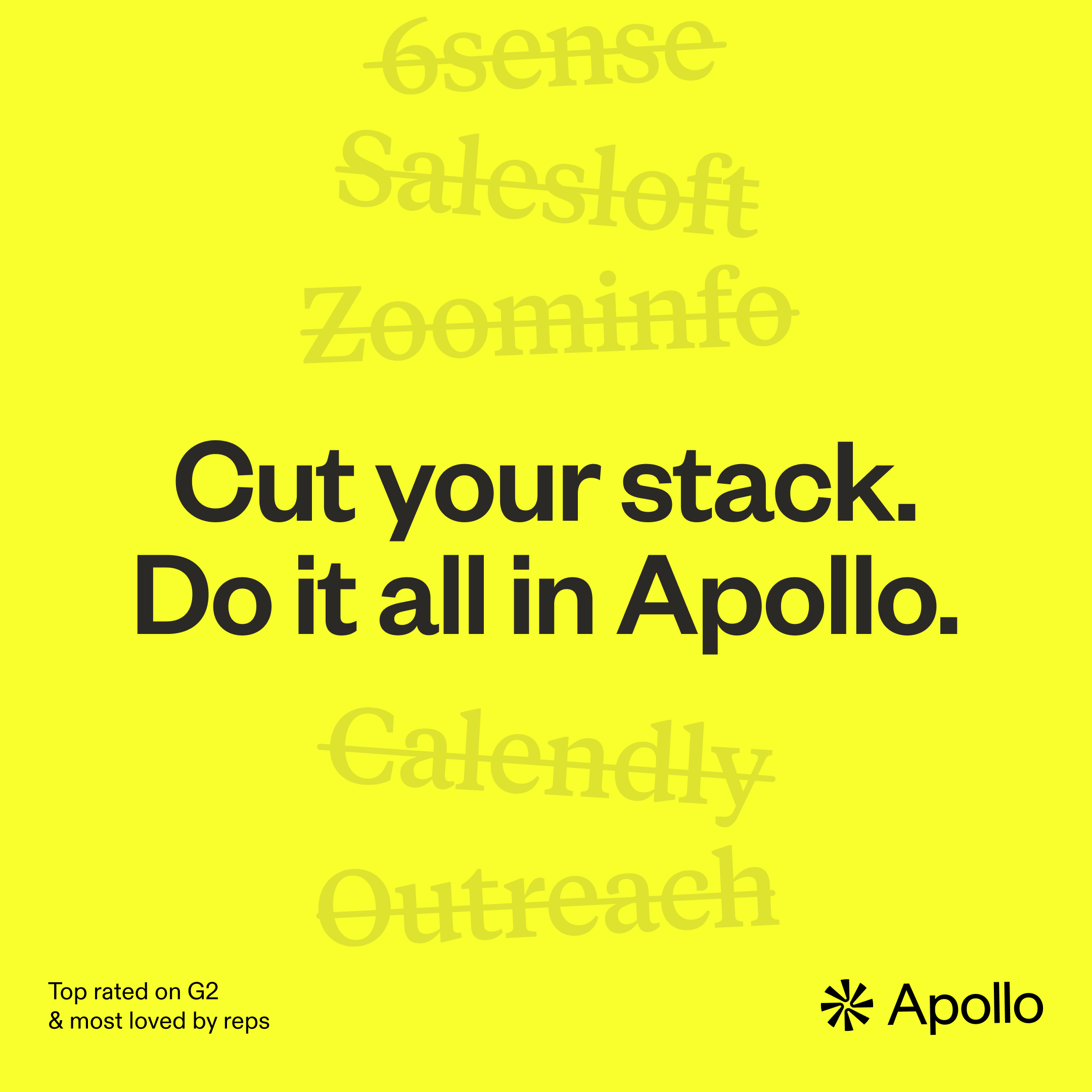 Apollo.io Facebook ad