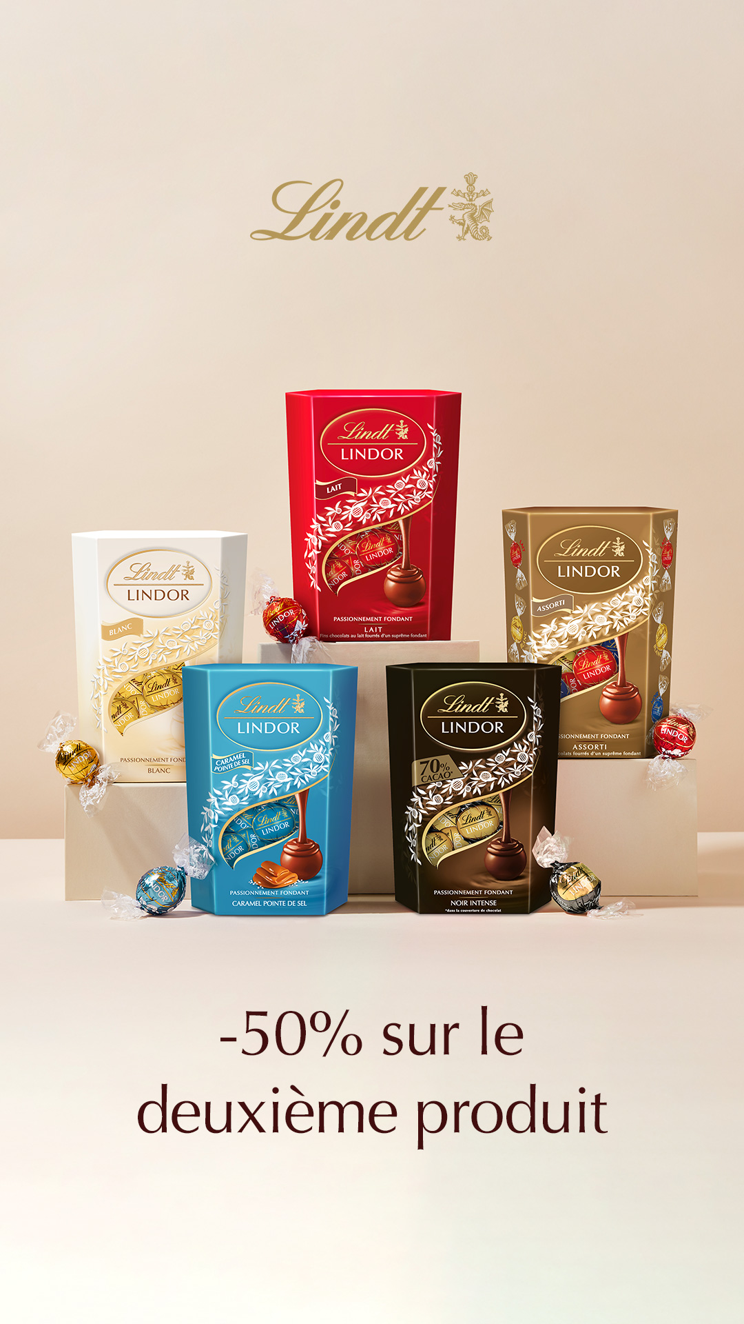 Lindt Facebook ad: Festival Lindor