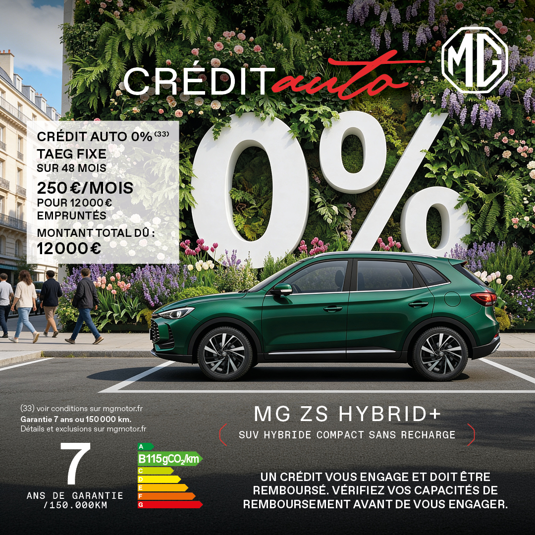 MG Motor - Groupe Lempereur Facebook ad: 100% électrique ou hybride, à vous de choisir