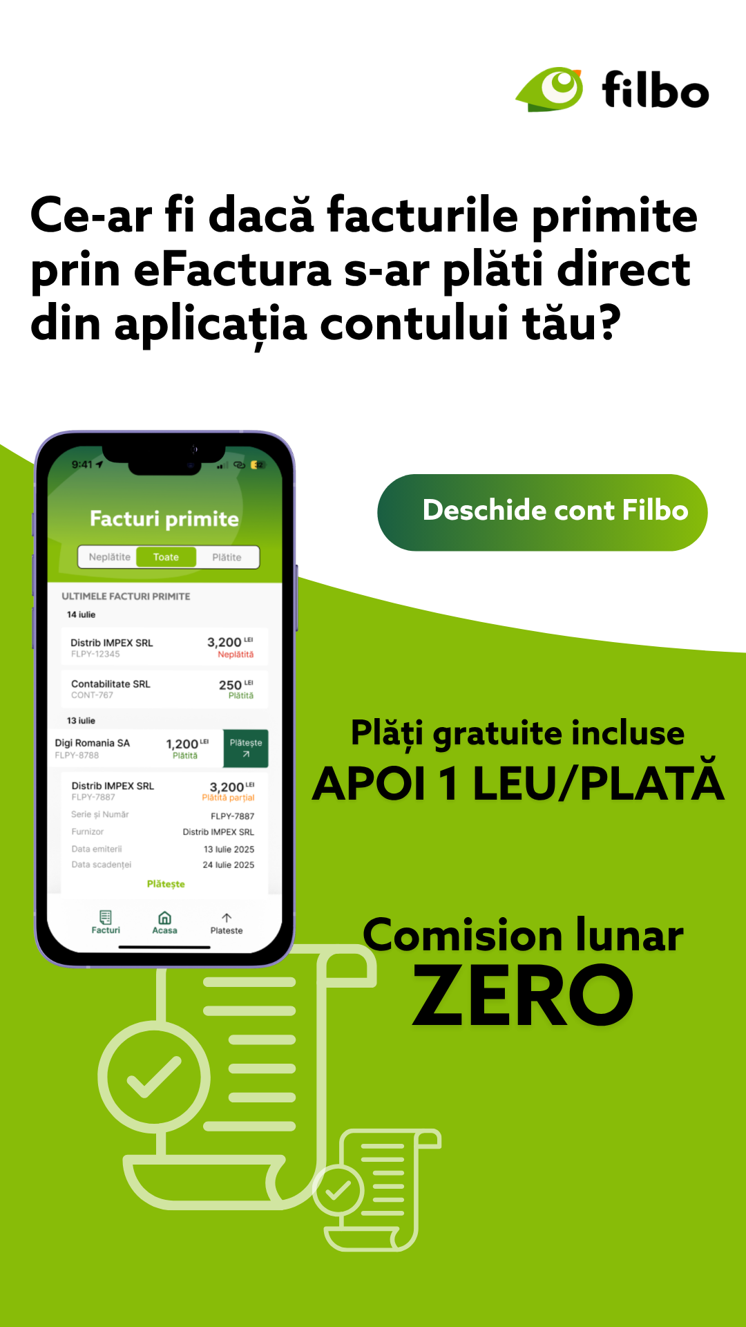 Filbo Facebook ad