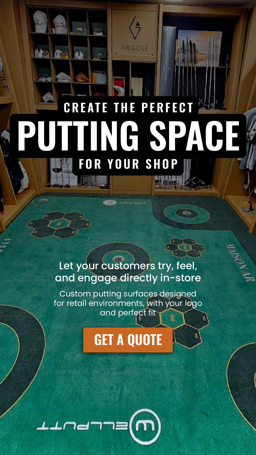 Wellputt Golf Facebook ad