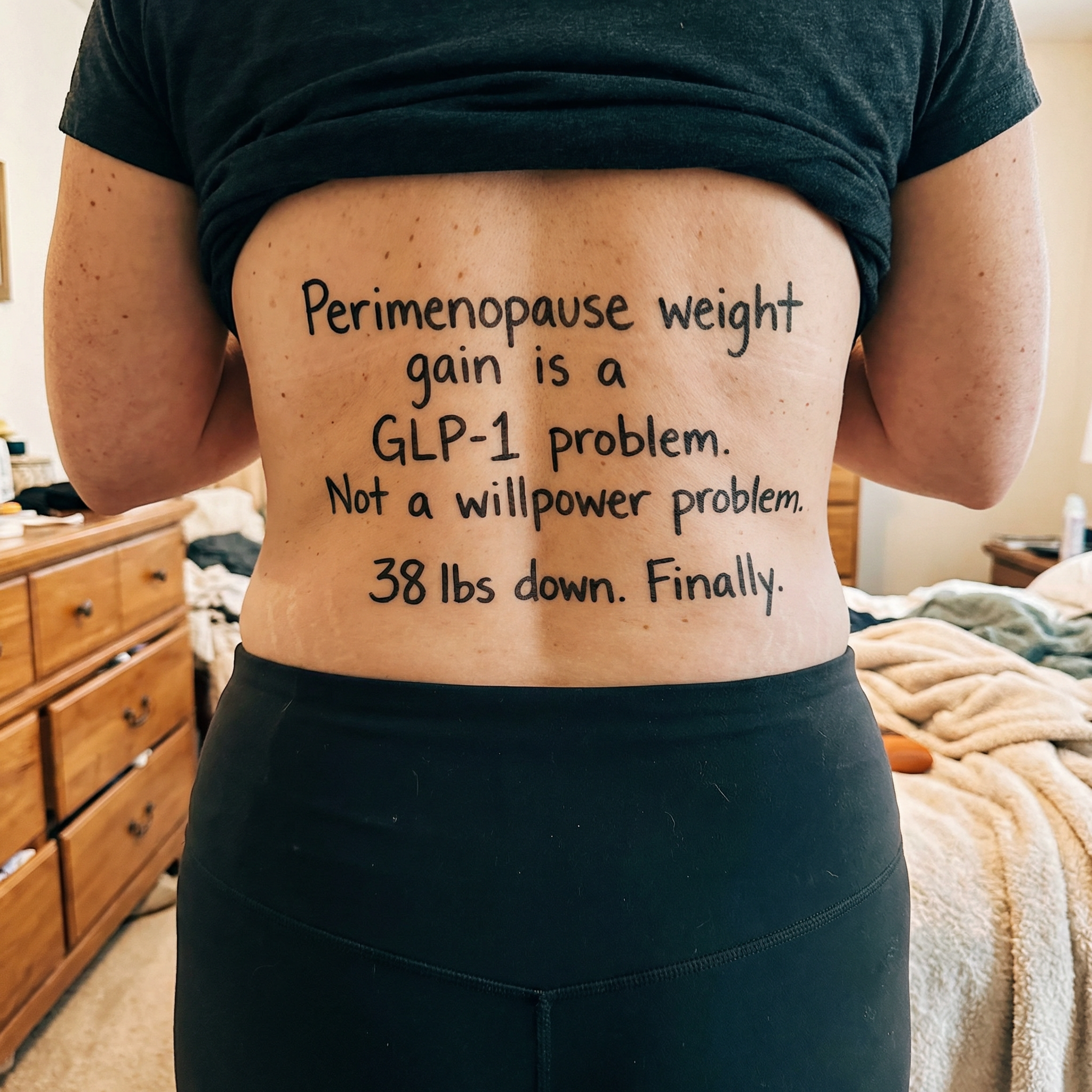 Lipovia USA Facebook ad: Nobody told me that menopause would make me gain weight in…
