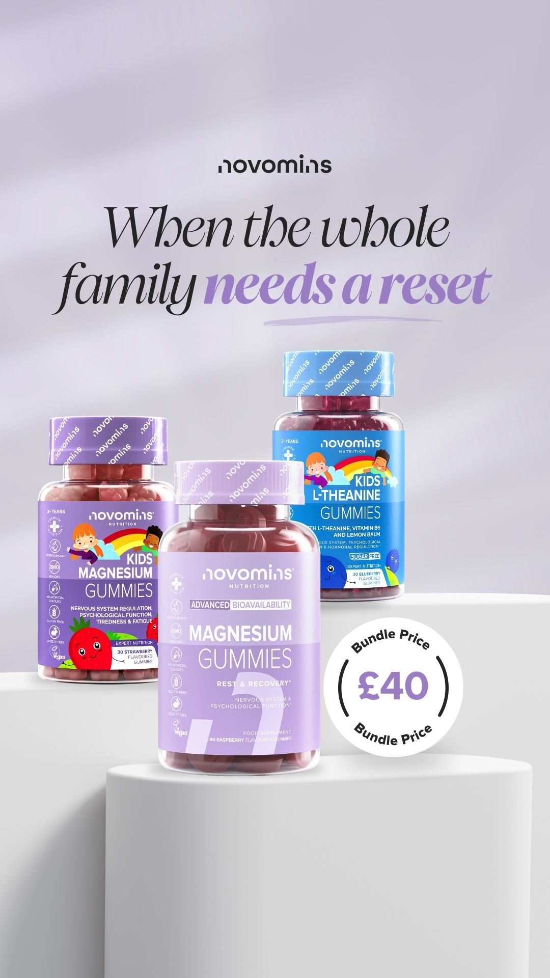 Novomins Nutrition Facebook ad