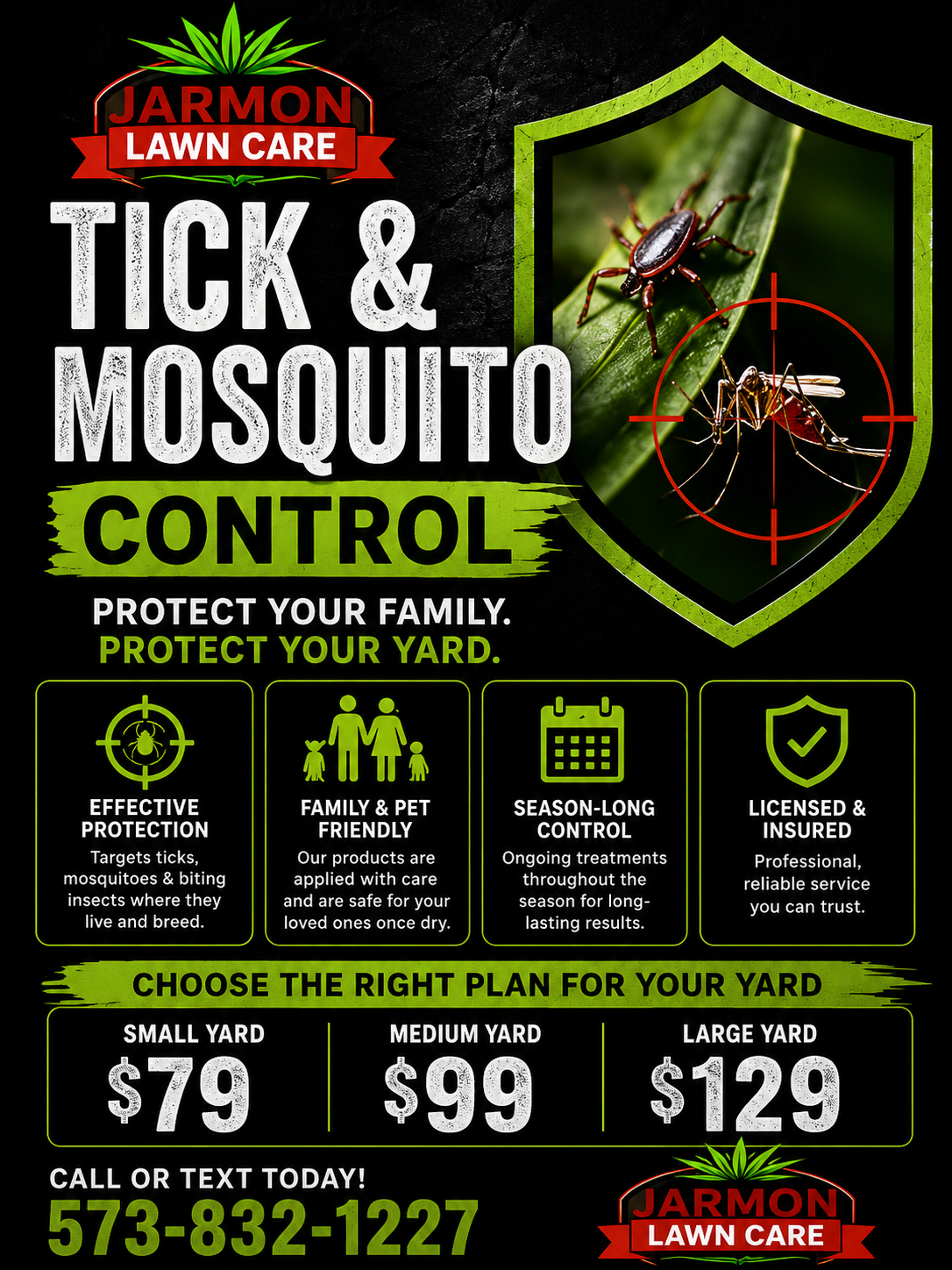 Jarmon Lawn Care LLC Facebook ad