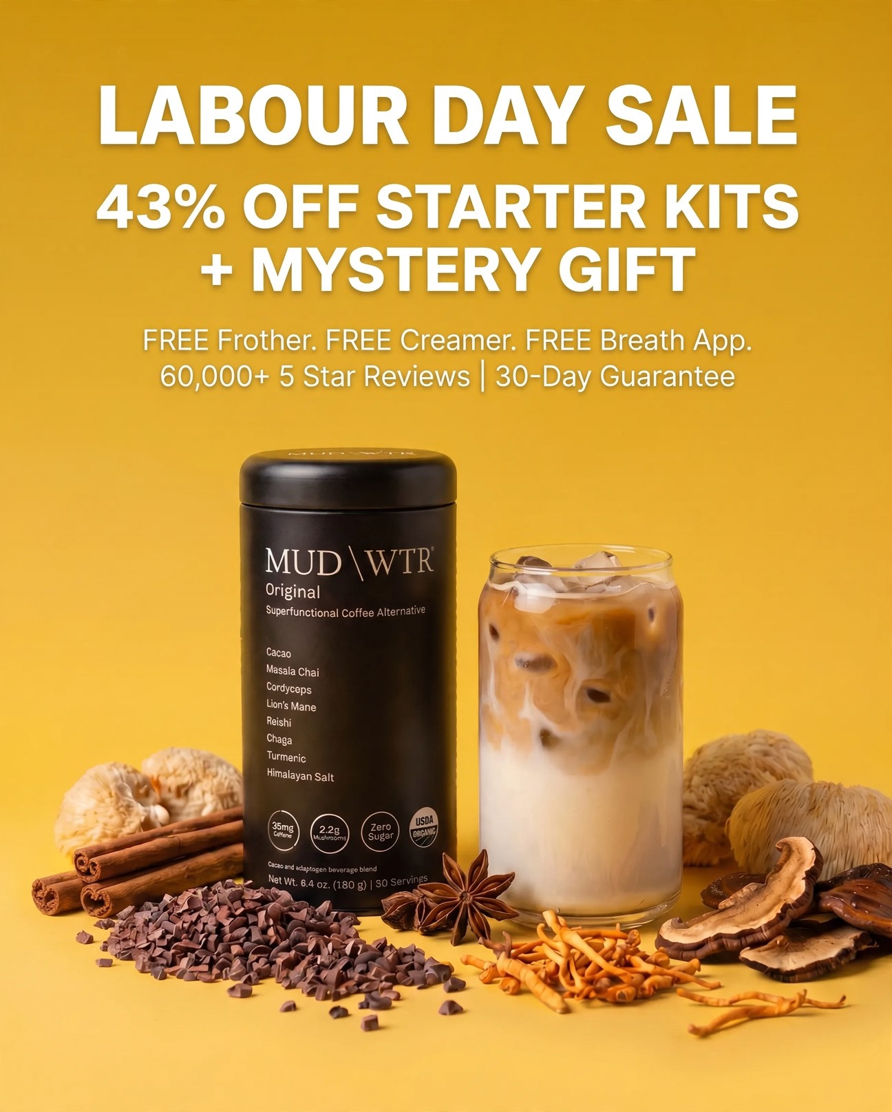 MUD\WTR Facebook ad