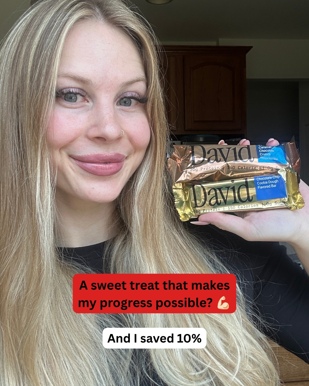 BroBible Facebook ad: Nearly 30g of Protein for 150 Calories
