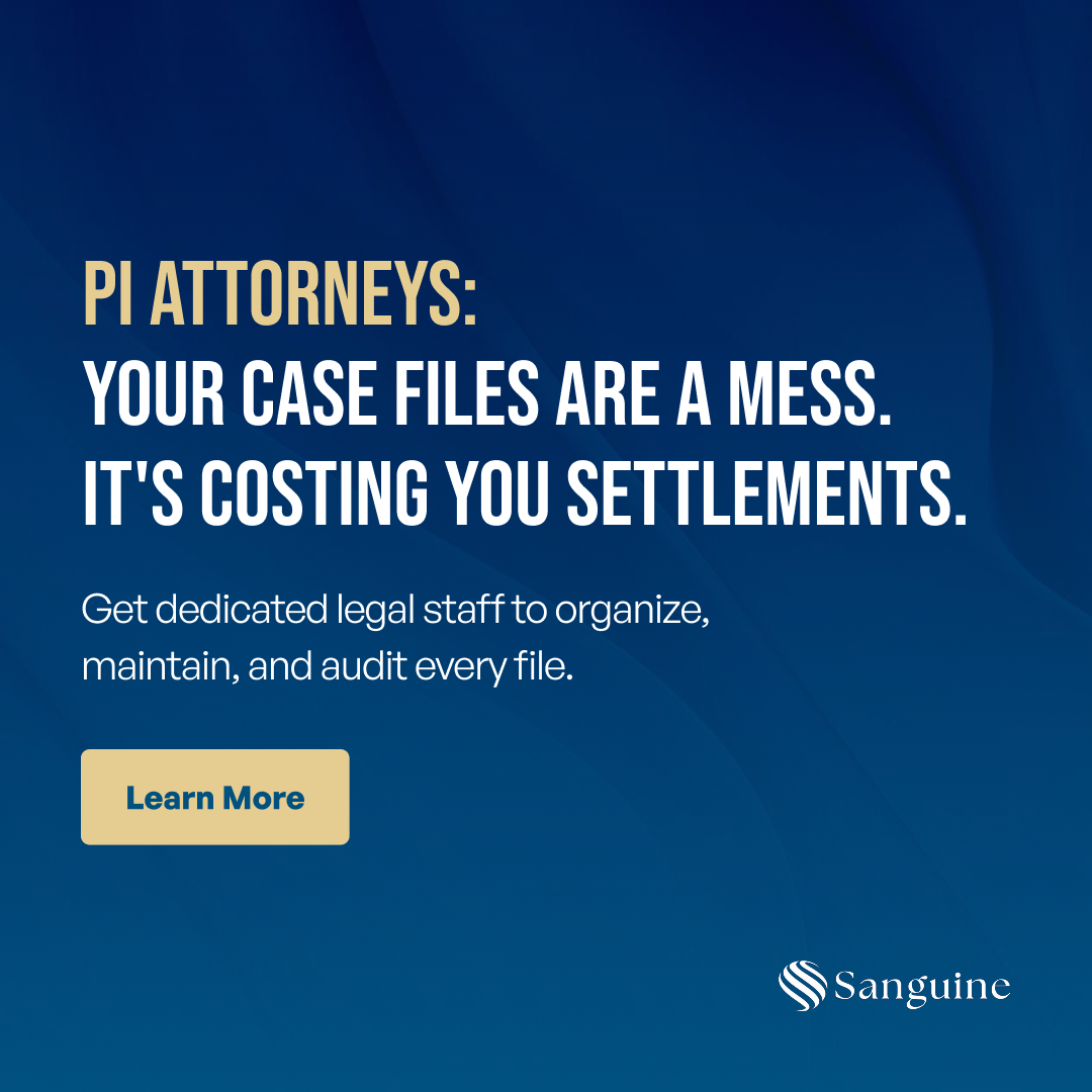 Sanguine Strategic Advisor Facebook ad: Add Trained Legal Support to Your Firm