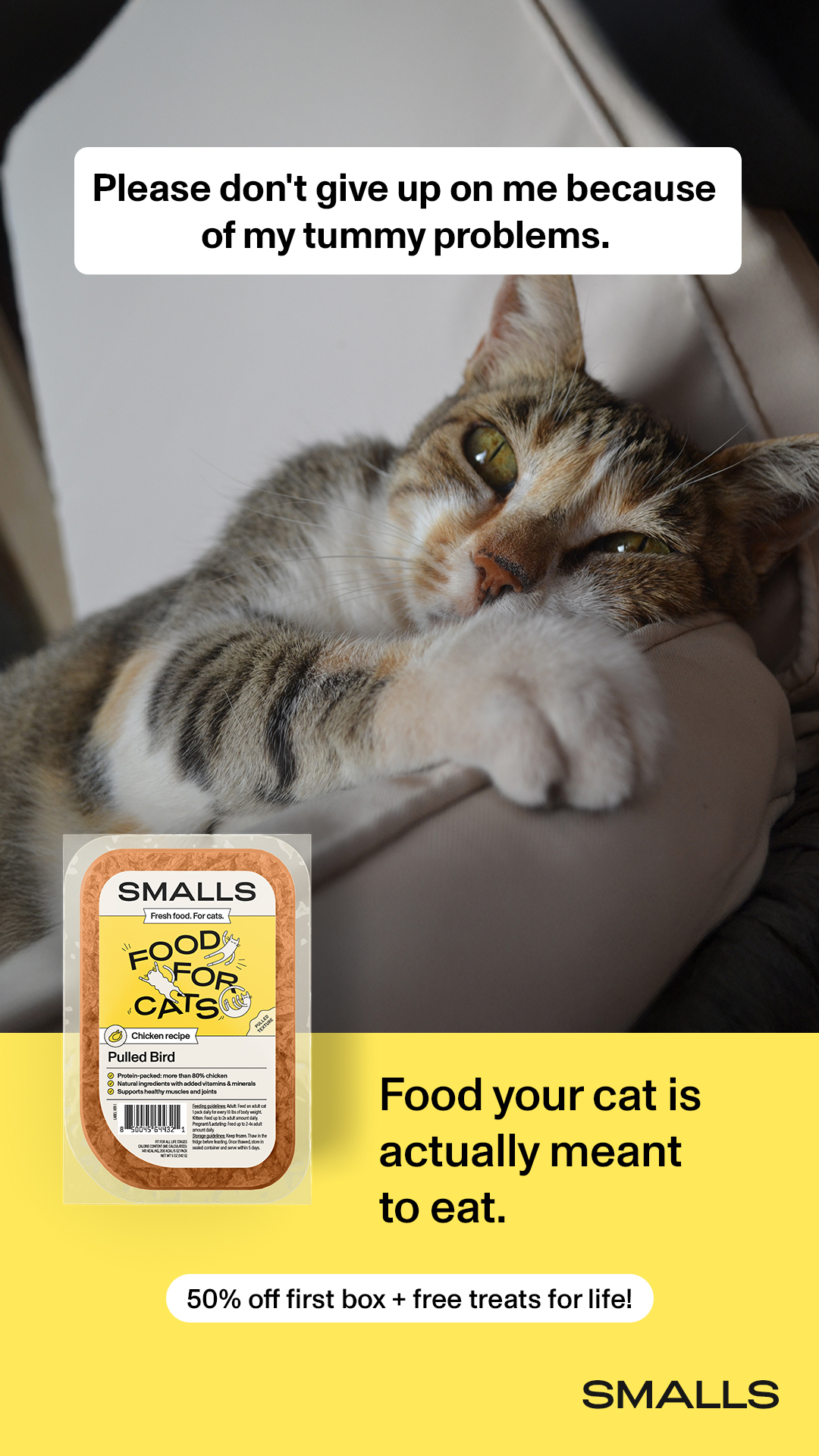 Smalls Facebook ad