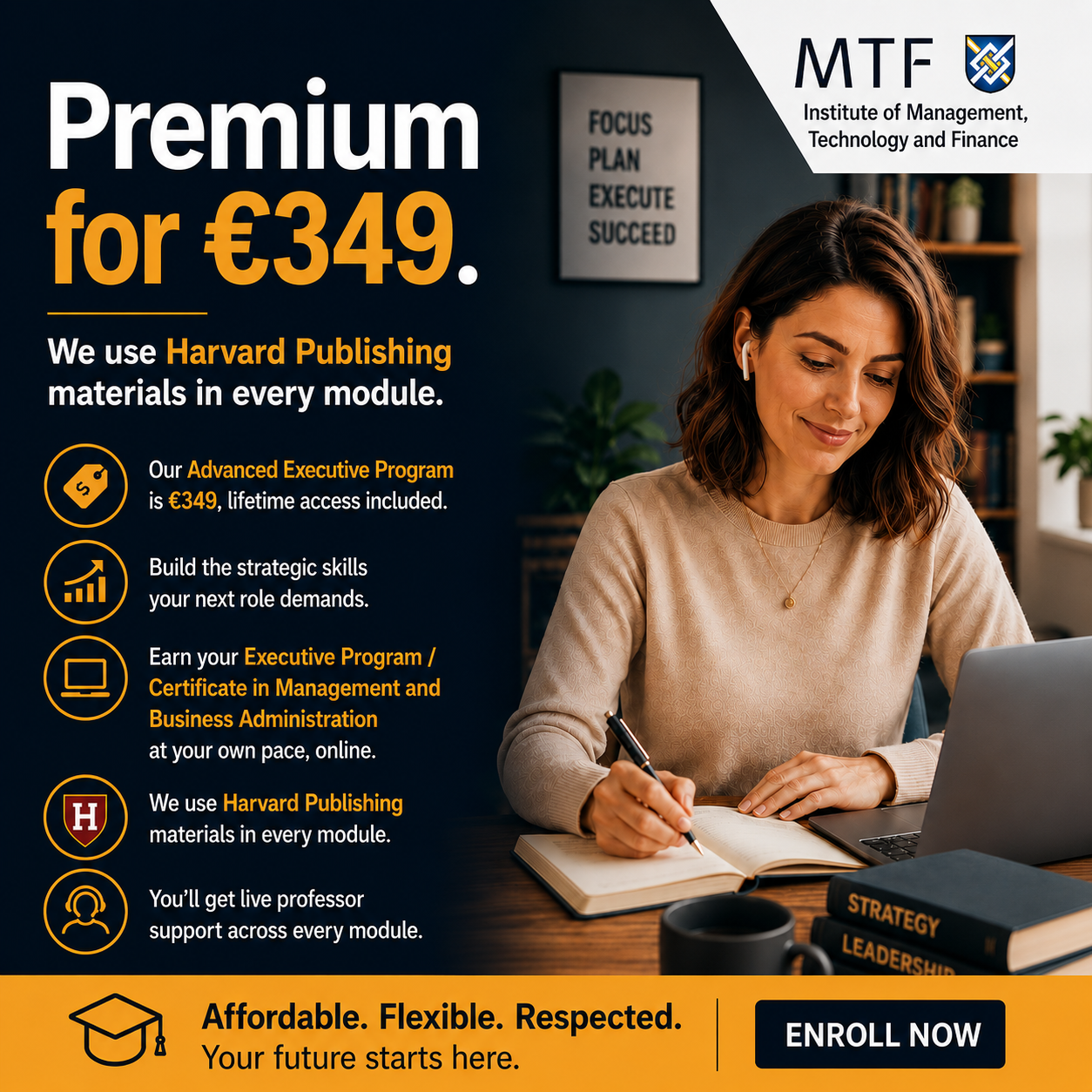 Institute of Management, Technology and Finance Facebook ad