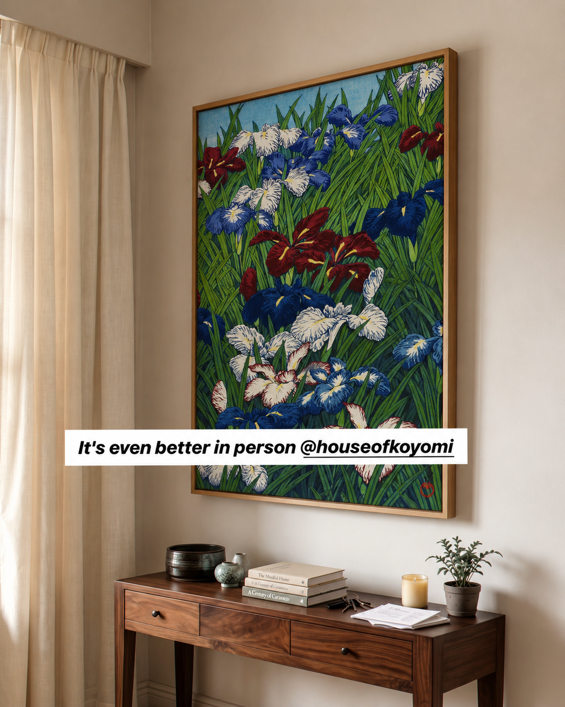 House of koyomi Facebook ad: Japanese calm, made for your home.