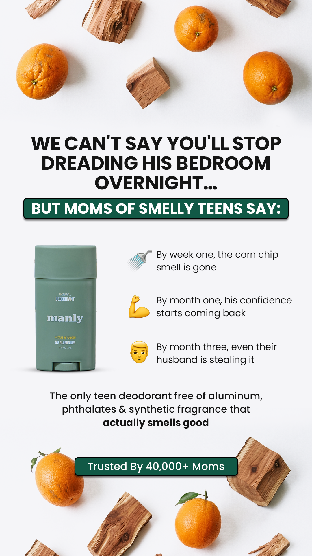 Use Manly Facebook ad