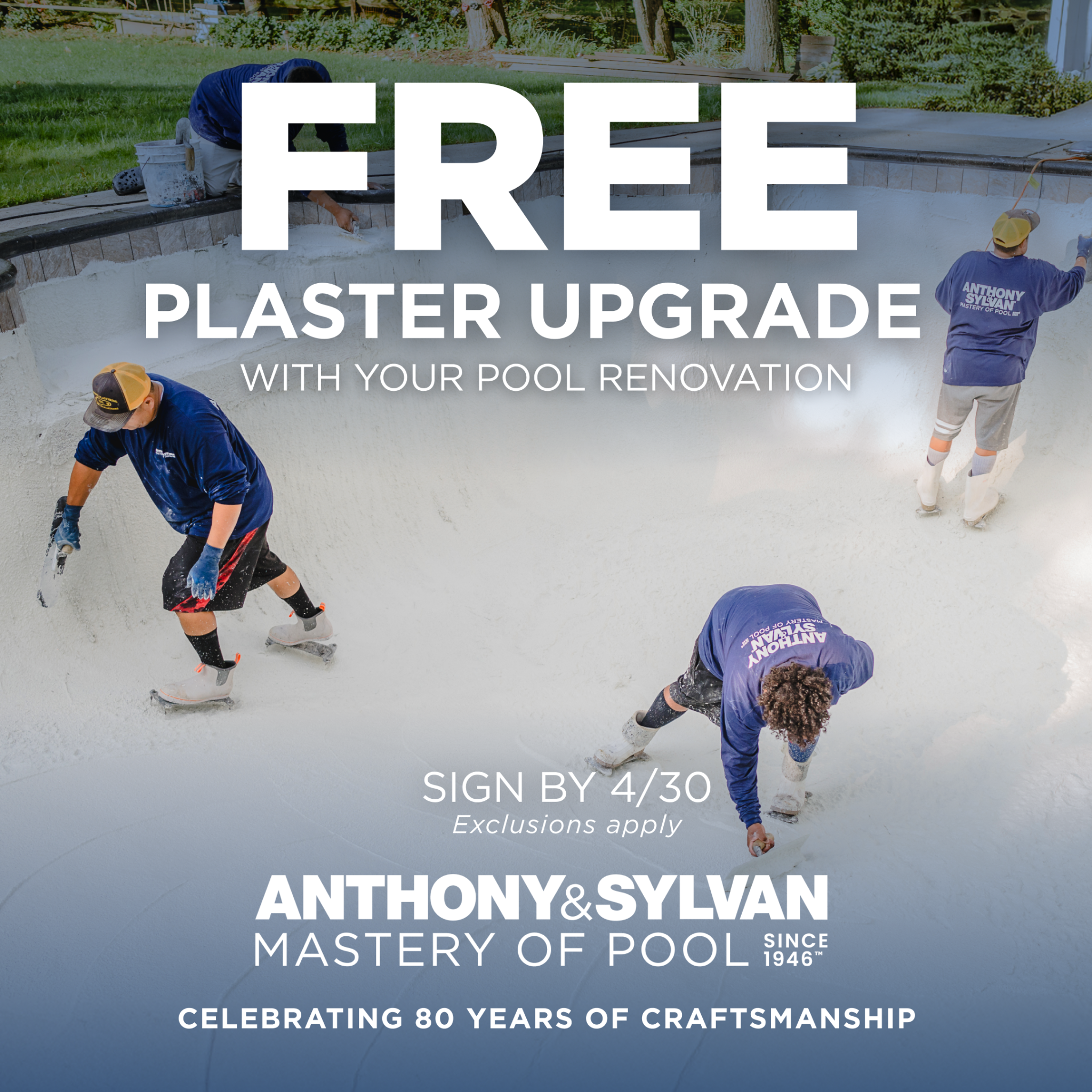 Anthony & Sylvan Pools Facebook ad