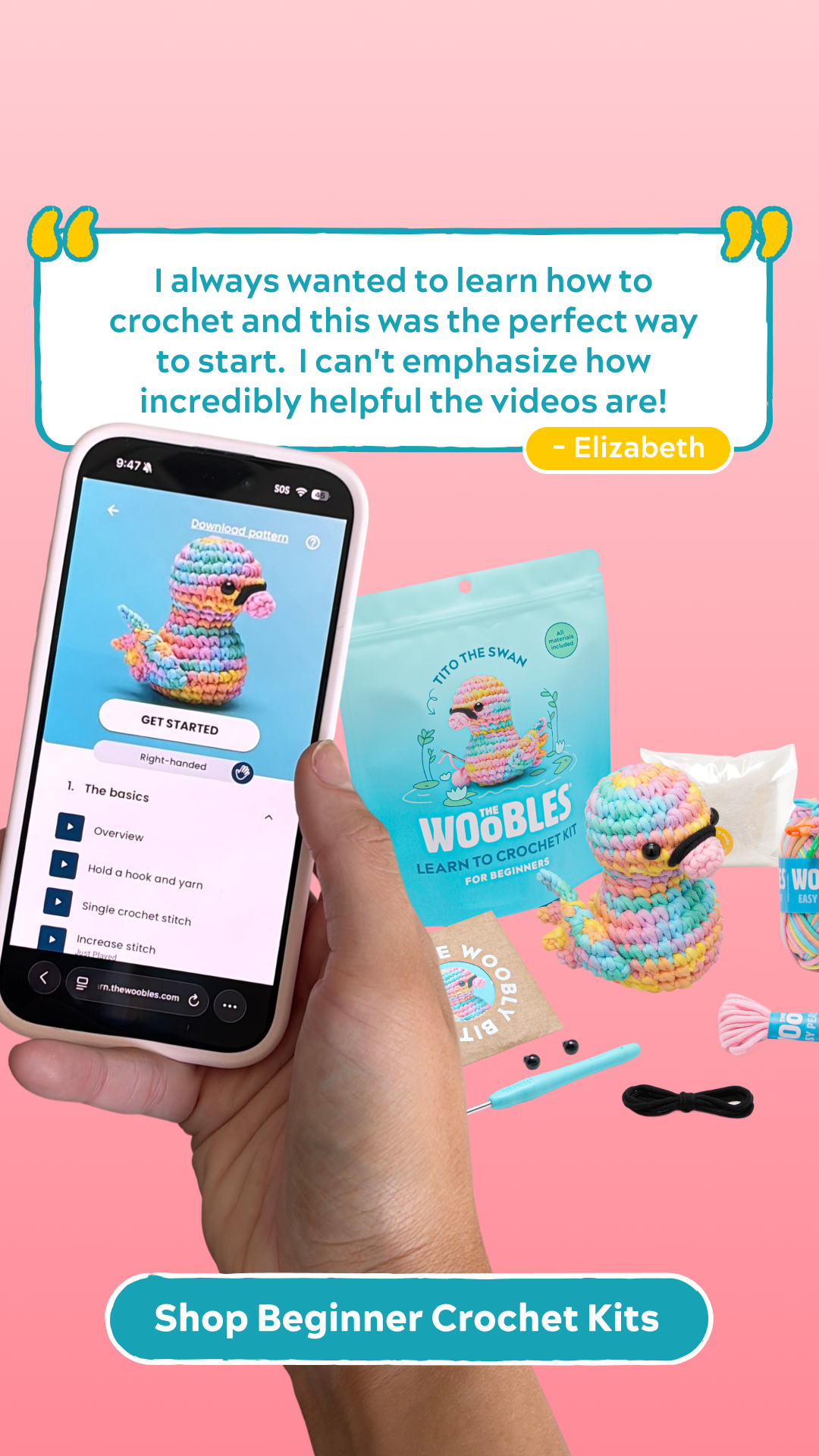 The Woobles Facebook ad