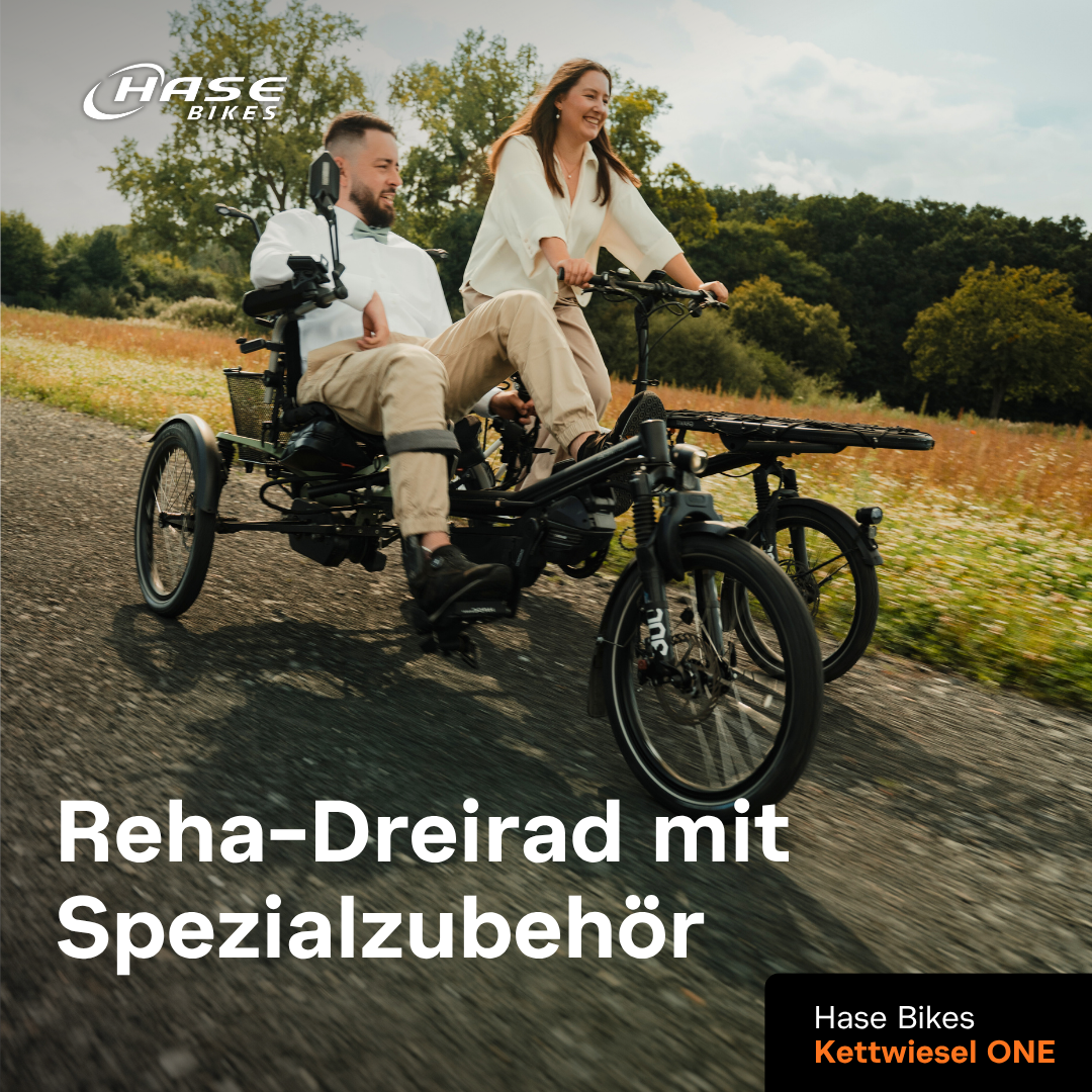 HASE BIKES Facebook ad: Ich dachte, ich könnte nie wieder Rad fahren.