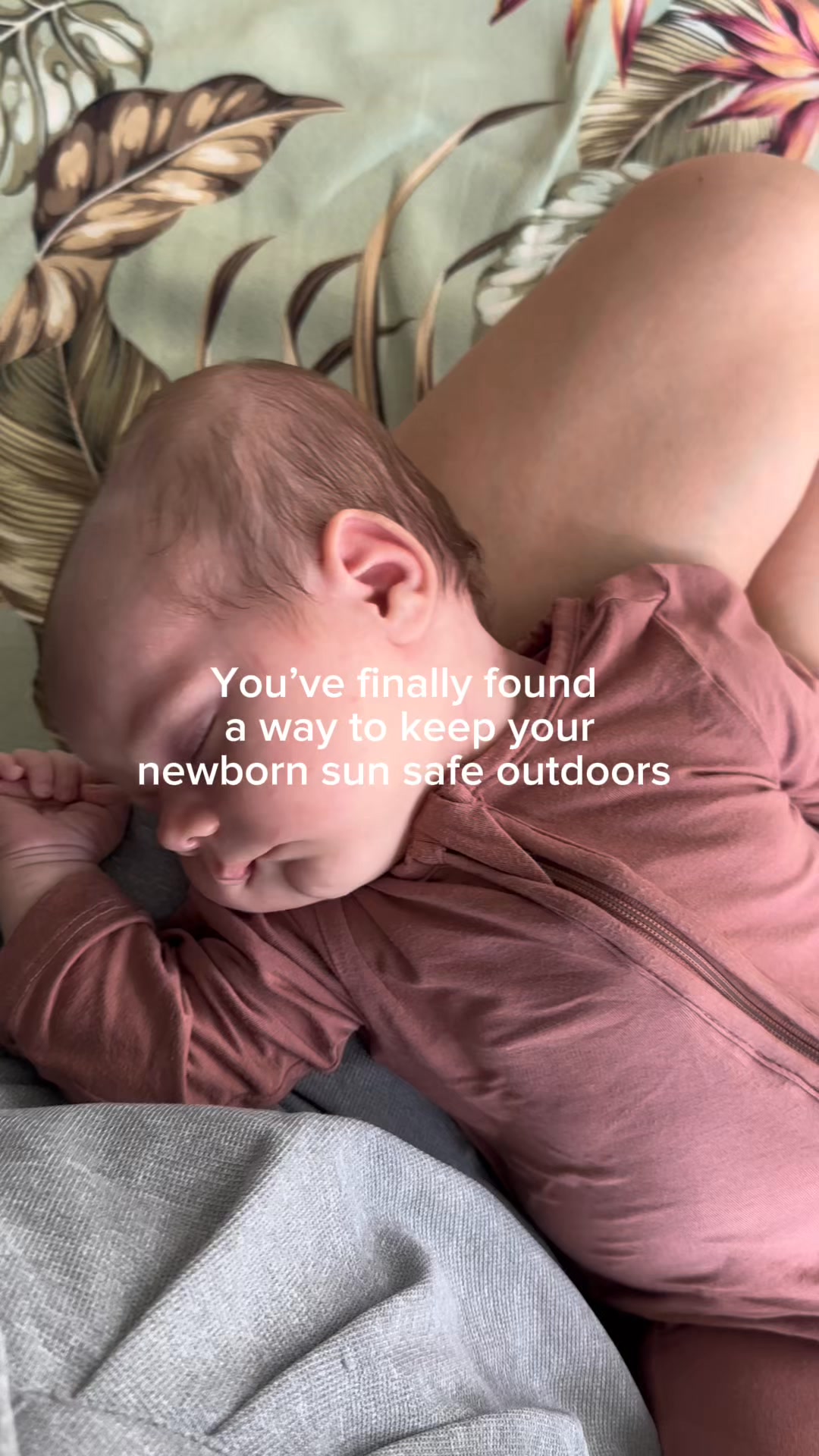 Bebe Trek Facebook ad: Baby sun safety made simple