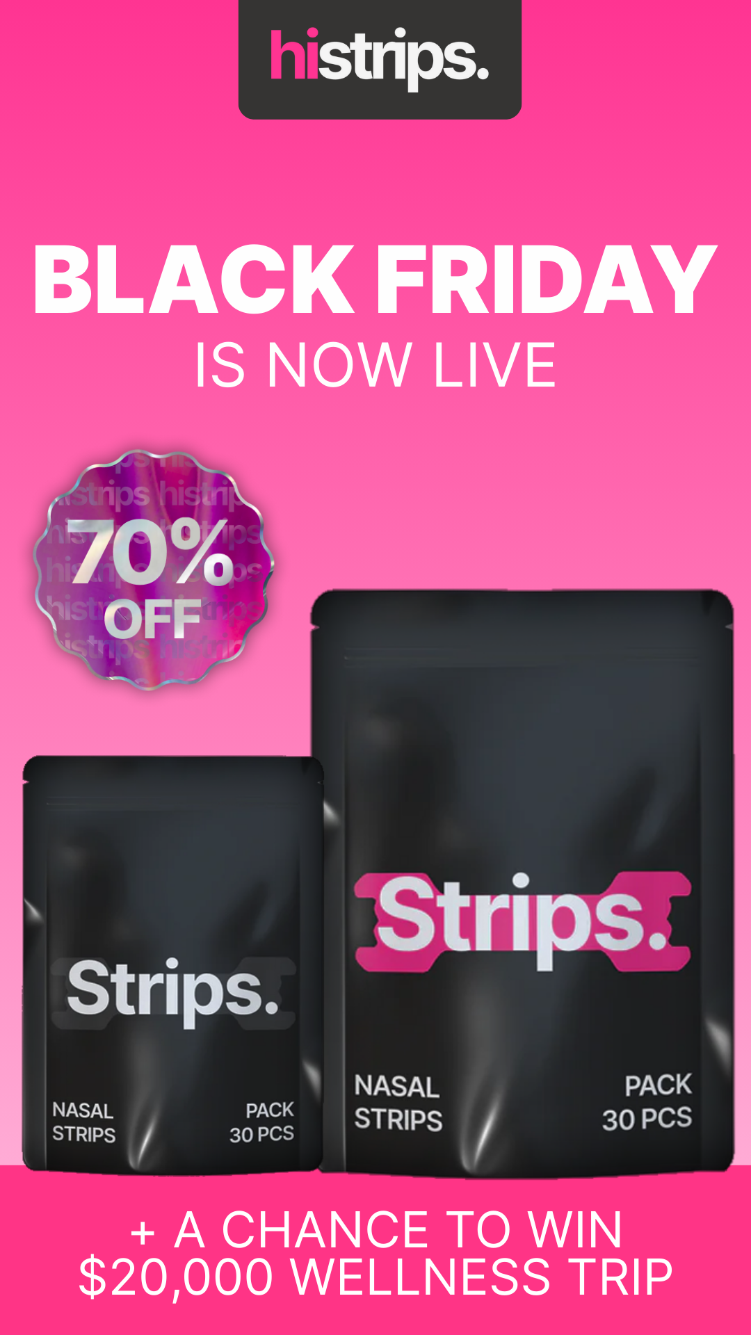 HISTRIPS Facebook ad