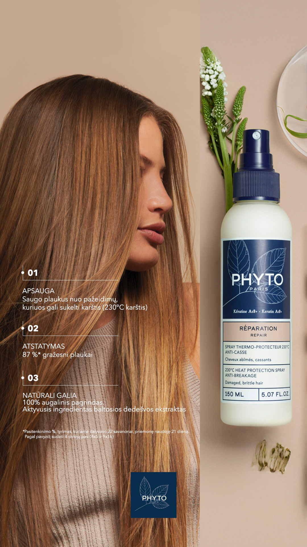 PHYTO Lietuva Facebook ad: PHYTO REPAIR