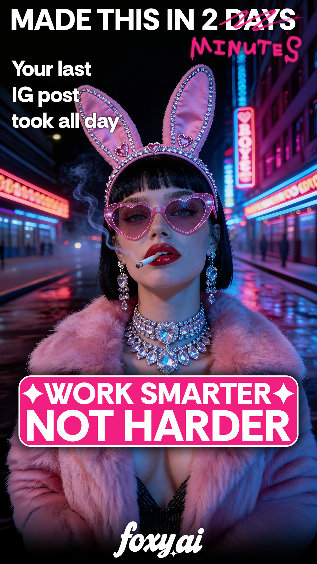 Foxy AI: Video & Photo Generator Facebook ad from Feb 25, 2026
