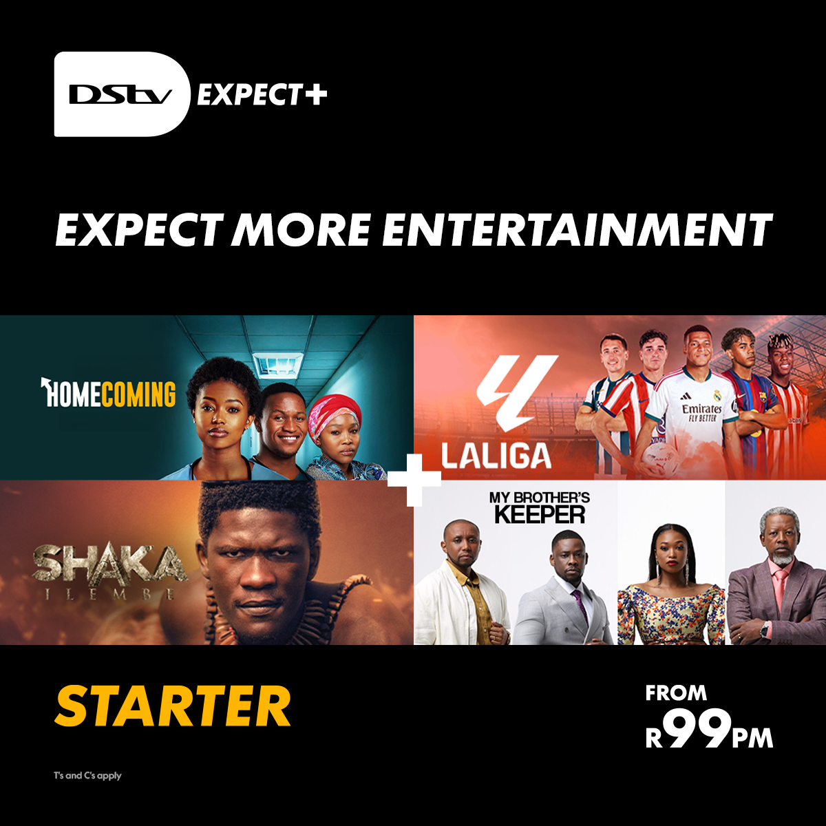 DStv Facebook ad: Your R99 just got more exciting