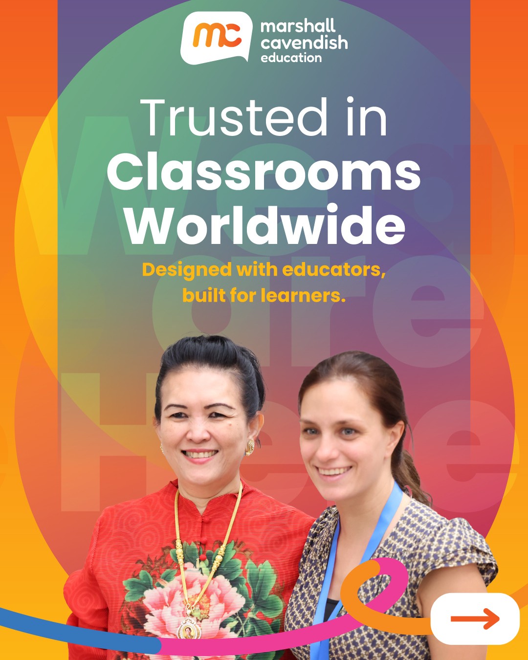 Marshall Cavendish Education Facebook ad: Trusted by educators from over 100 countries, Marshall…