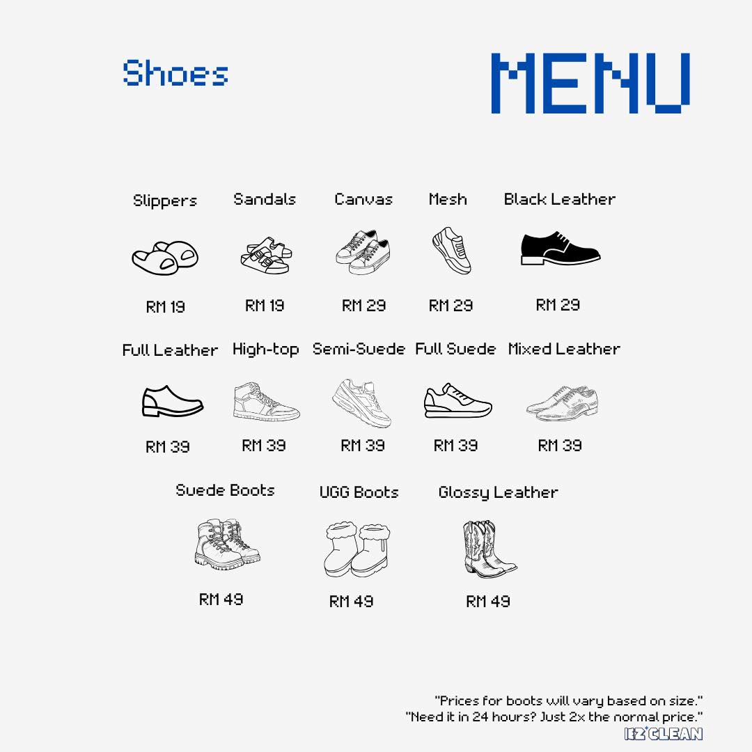 Ezclean Facebook ad: Our New EZClean Service Menu Is Here!