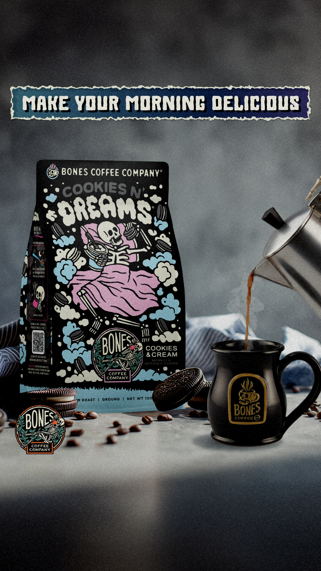 Bones Coffee Company Facebook ad