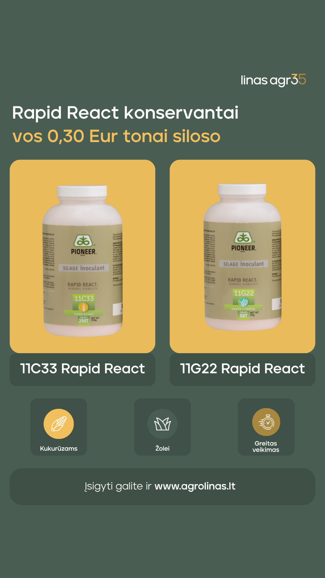 Linas Agro Lietuva Facebook ad